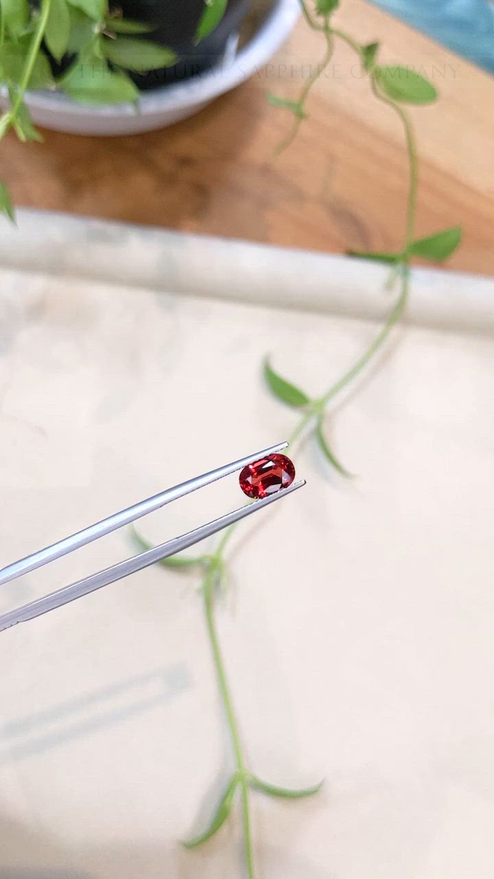 1.71 Ct. Ruby from Mozambique Size Video