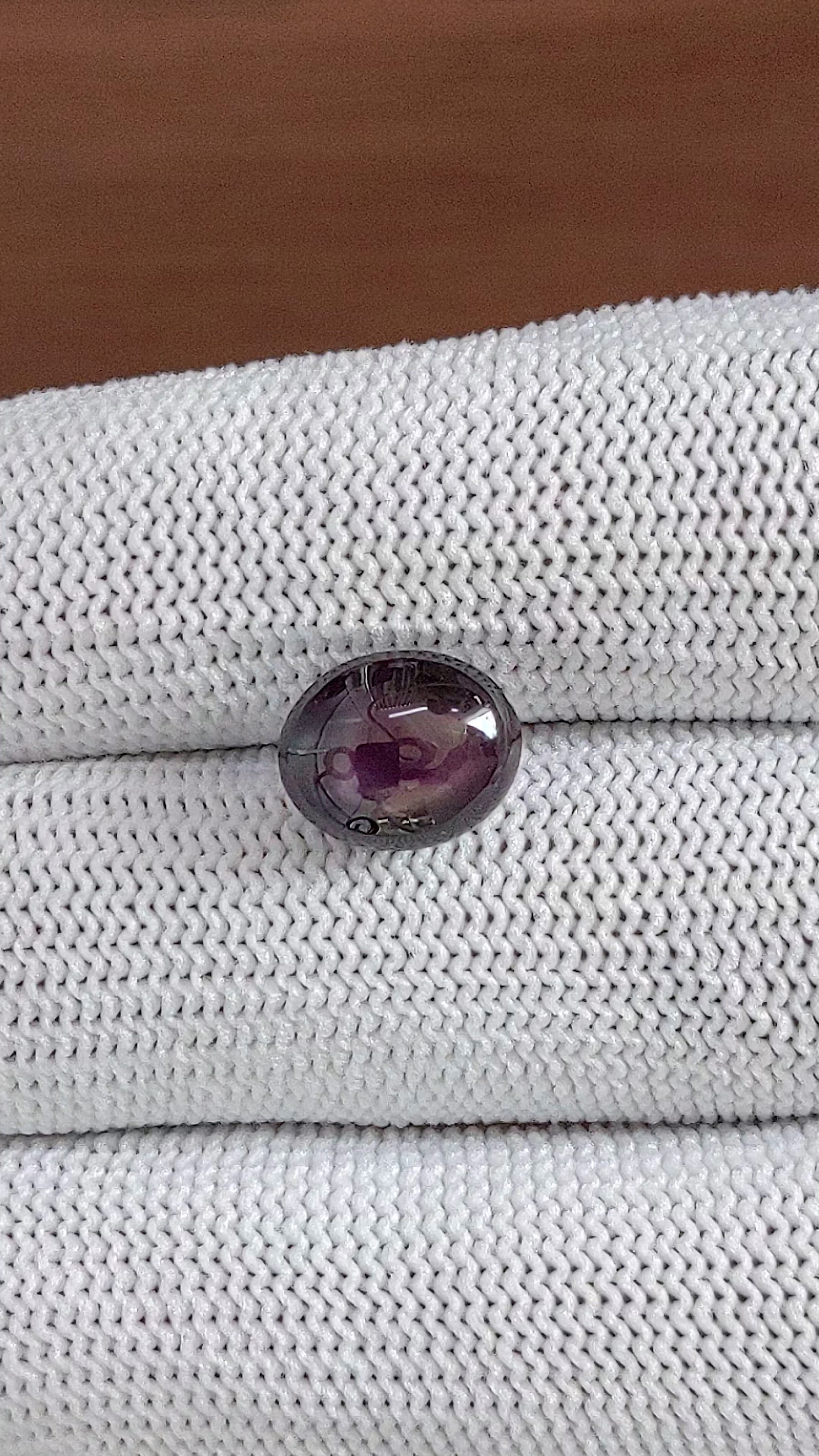 6.57 Ct. Purplish Red Star Ruby from Tanzania Size Video