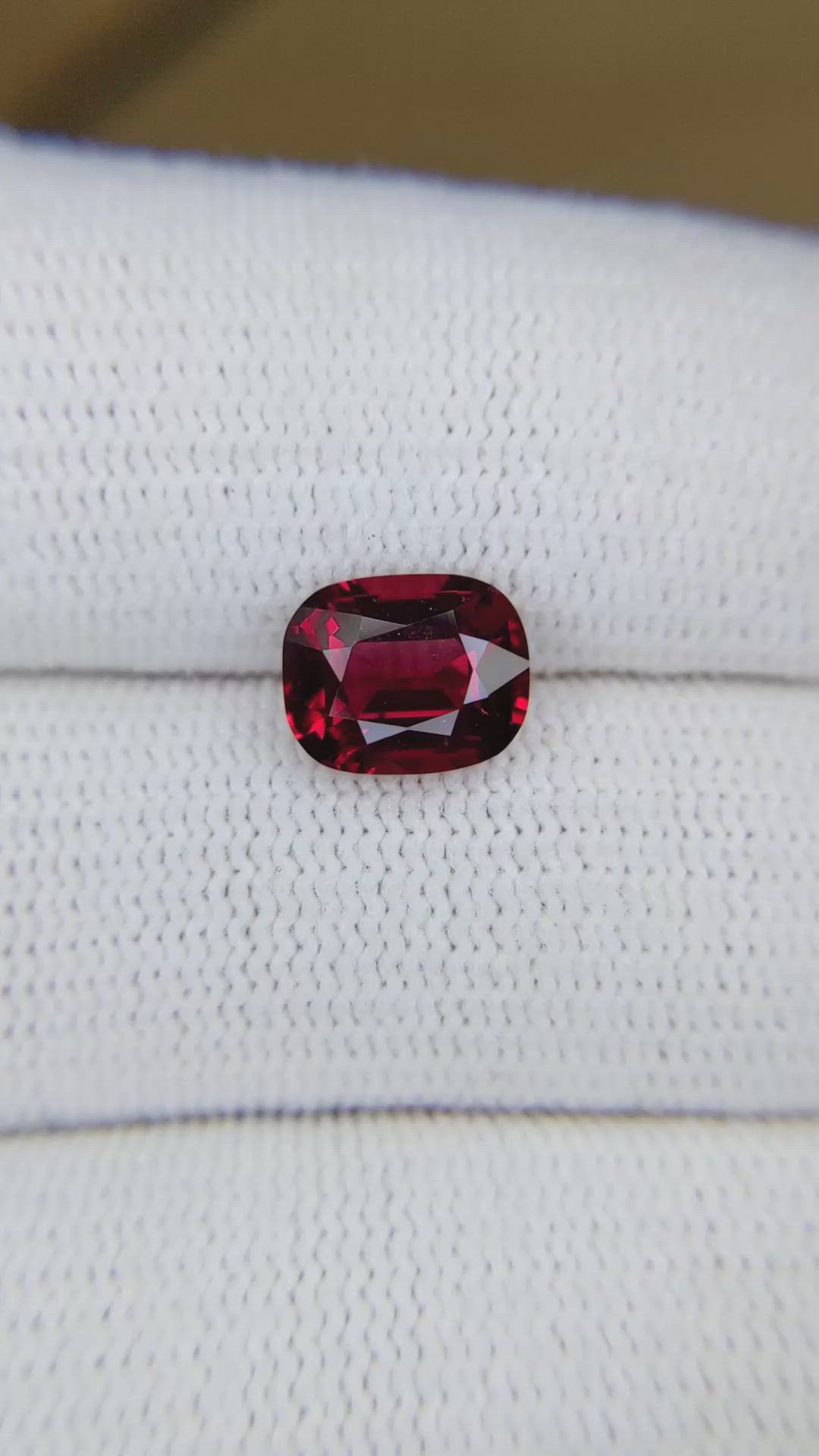 2.54 Ct. Ruby from Madagascar Size Video