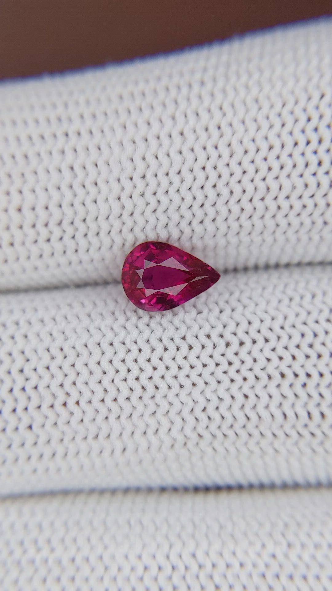 1.06 Ct. Purplish Red Ruby from Tanzania Size Video