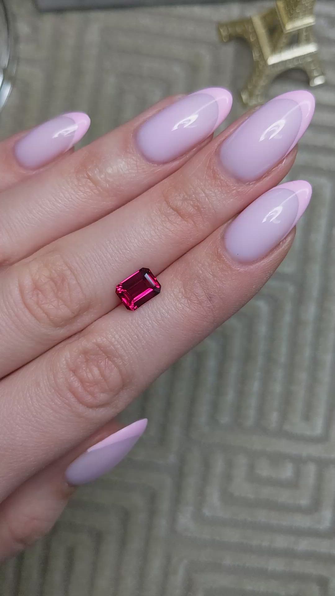 2.02 Ct. Ruby from Mozambique Size Video