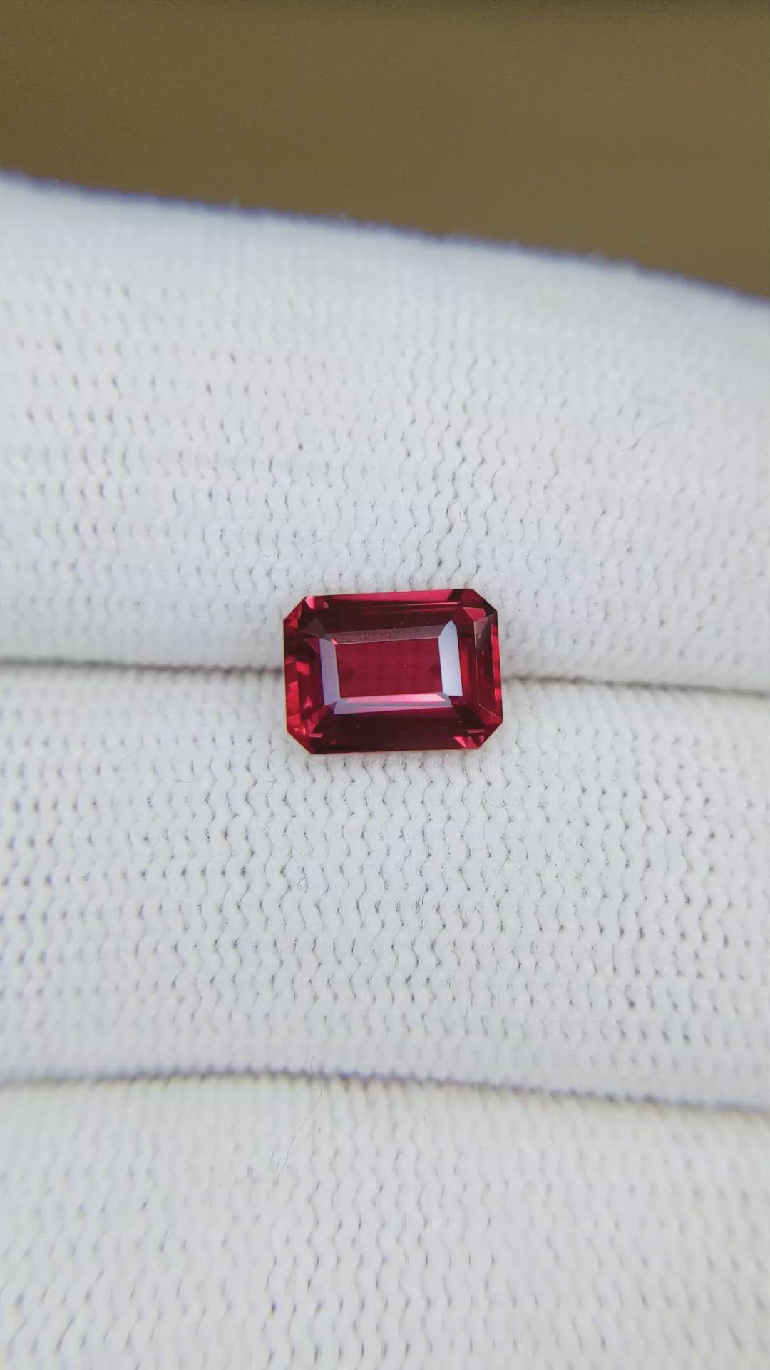 2.02 Ct. Ruby from Mozambique Size Video