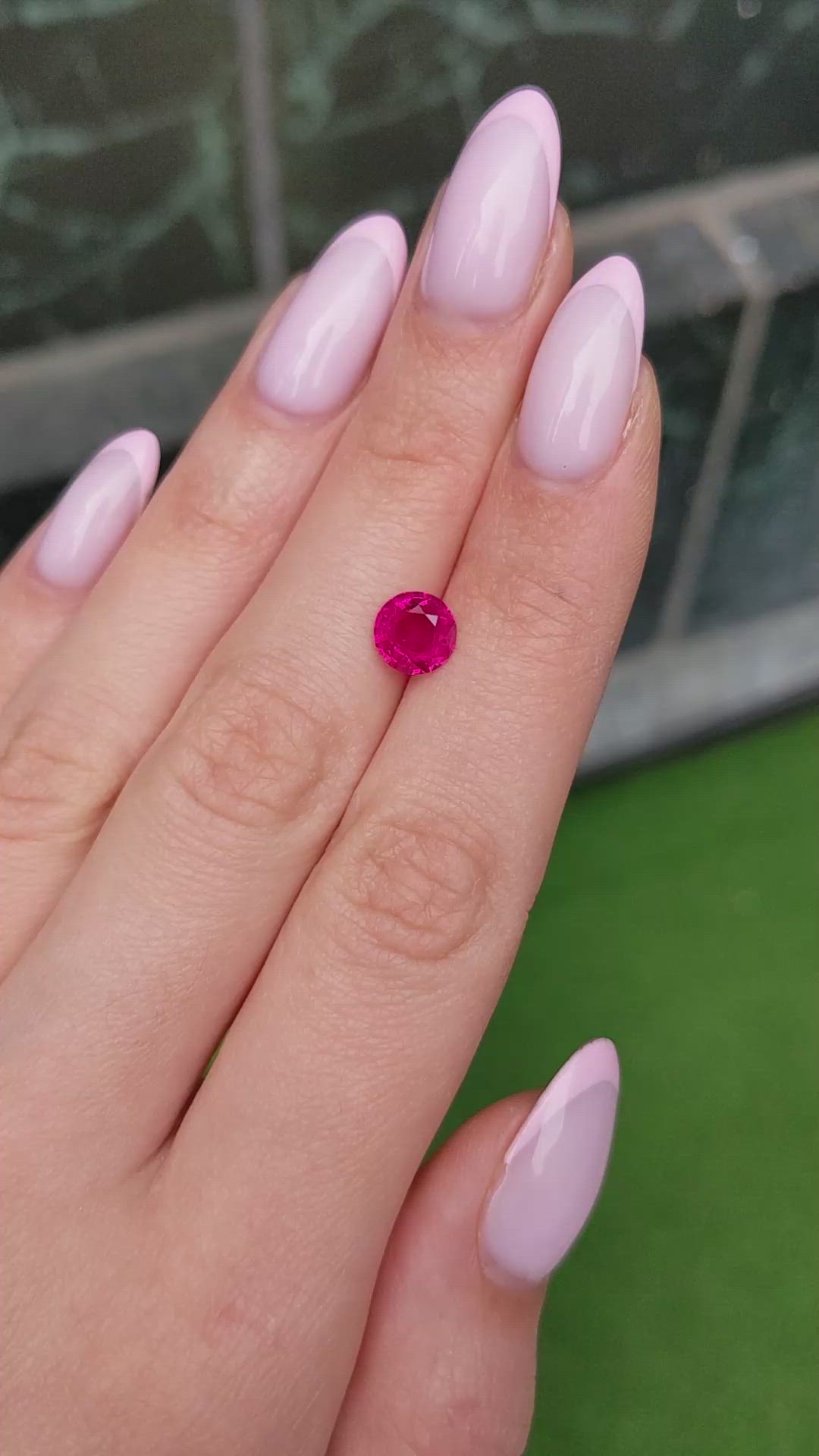 1.68 Ct. Ruby from Burma (Myanmar) Size Video
