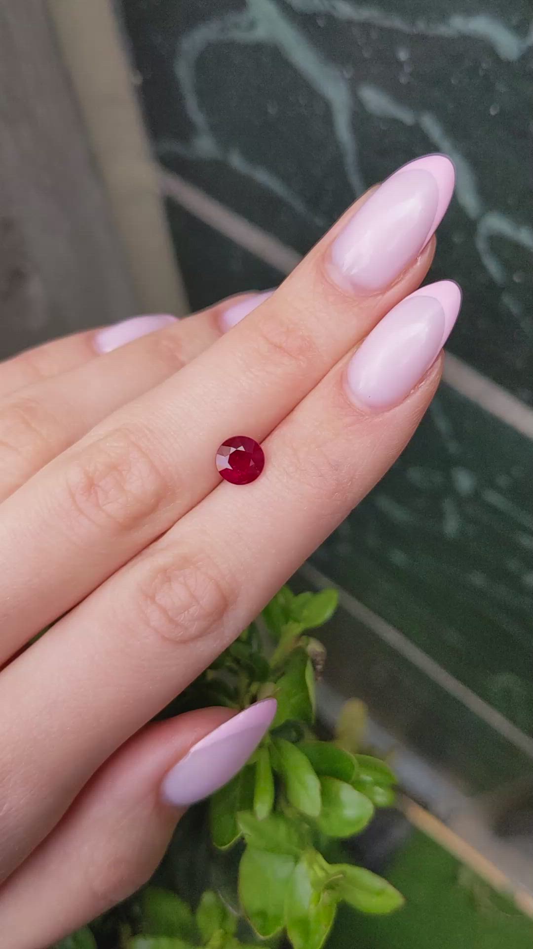 1.86 Ct. Ruby from Mozambique Size Video