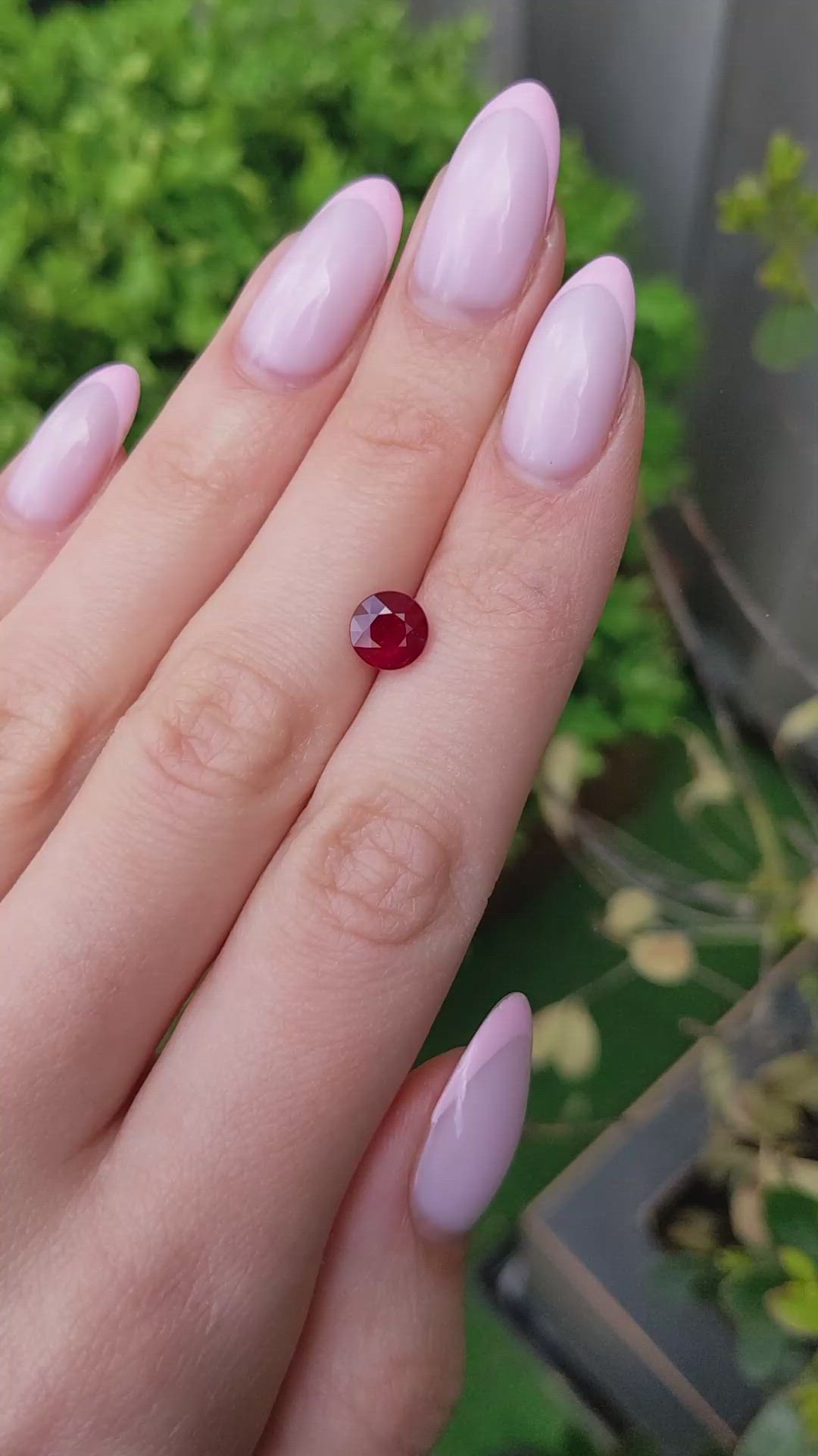 1.86 Ct. Ruby from Mozambique Size Video