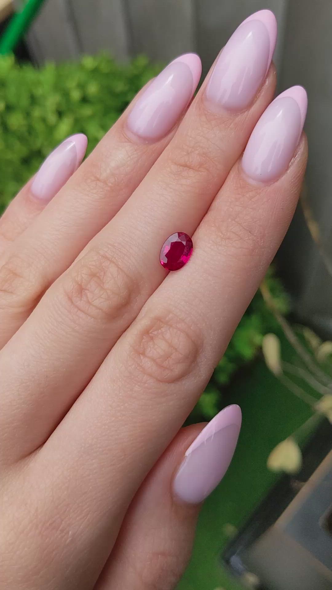 1.52 Ct. Ruby from Mozambique Size Video