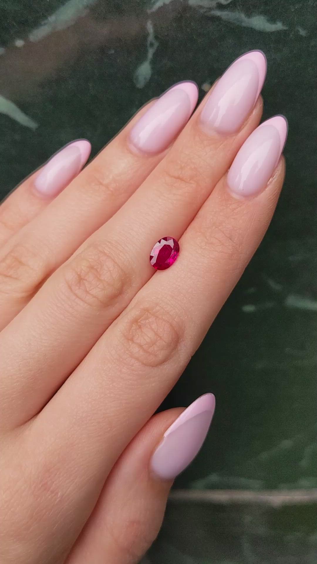 1.52 Ct. Ruby from Mozambique Size Video