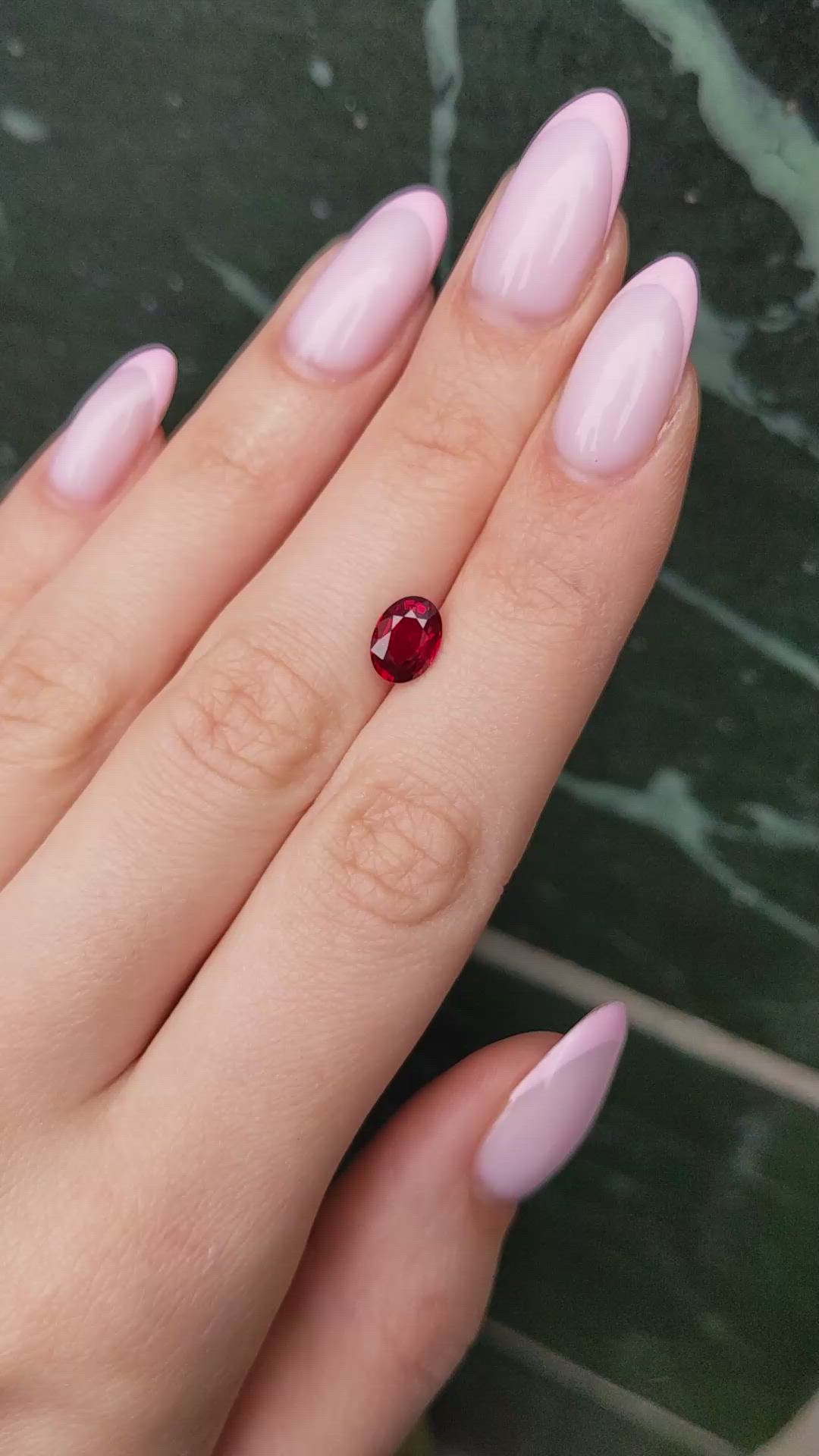 1.71 Ct. Ruby from Mozambique Size Video