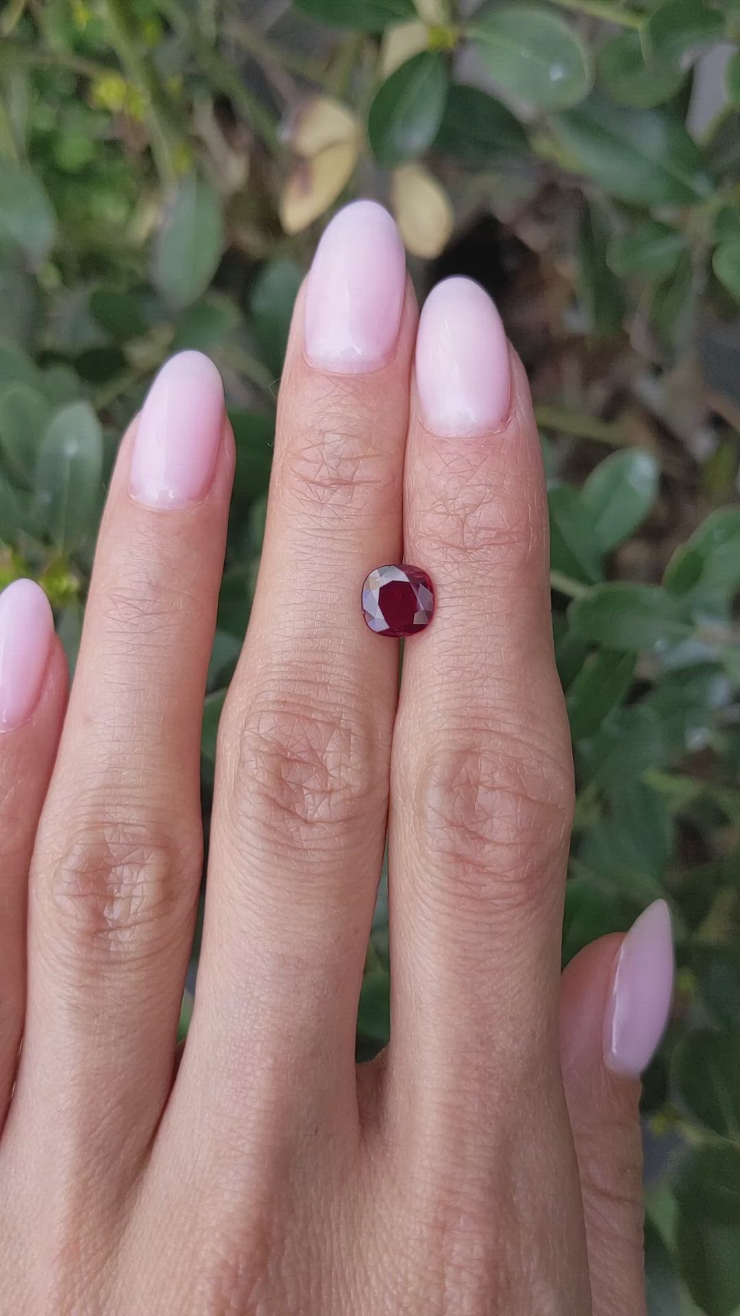 1.40 Ct. Ruby from Burma (Myanmar) Size Video