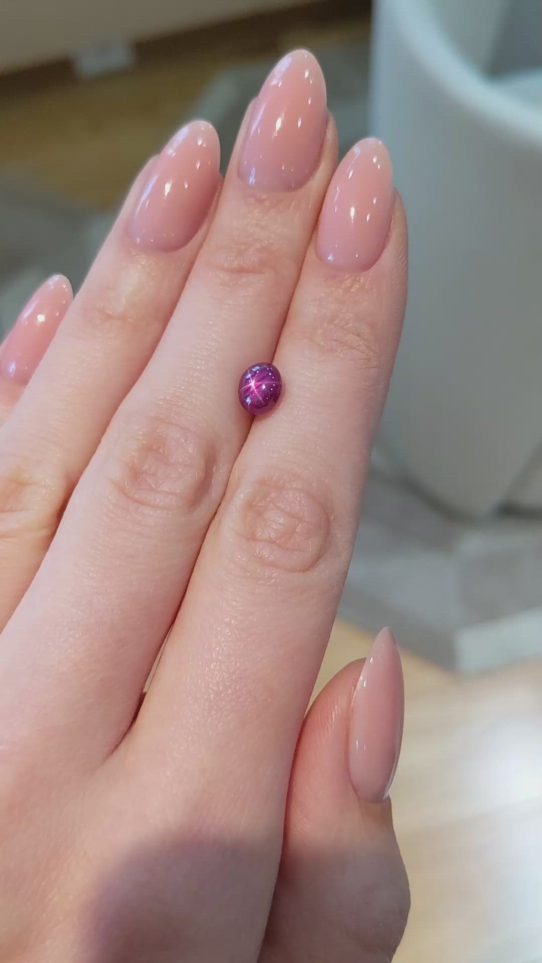 1.95 Ct. Cabochon Ruby from Mozambique Size Video