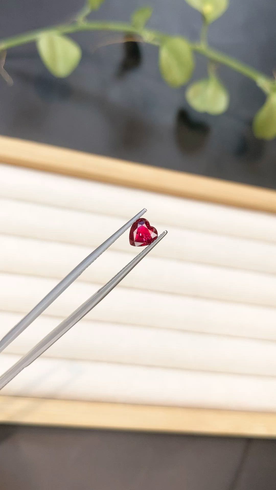 0.91 Ct. Ruby from Thailand Size Video