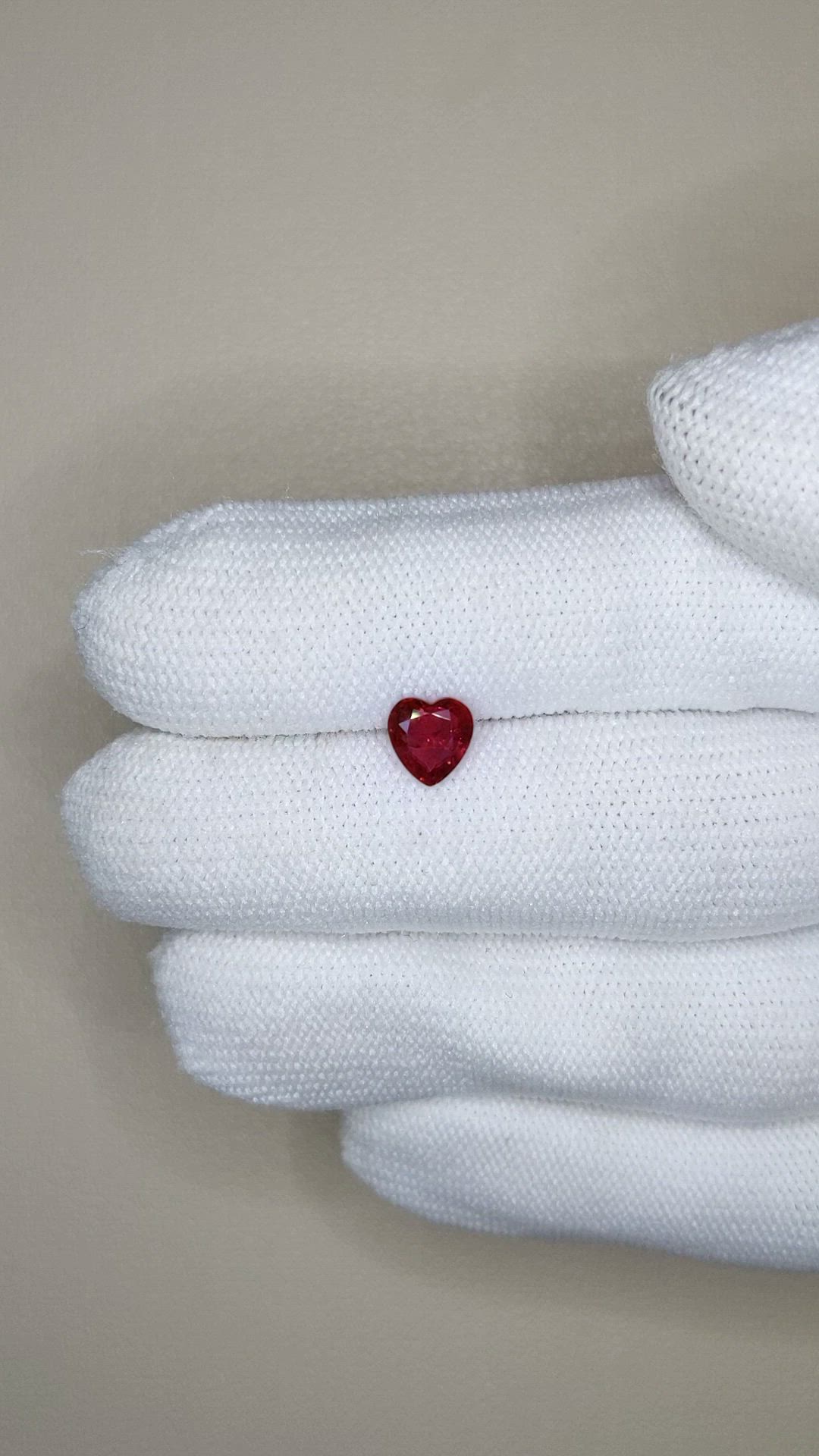 0.91 Ct. Ruby from Thailand Size Video