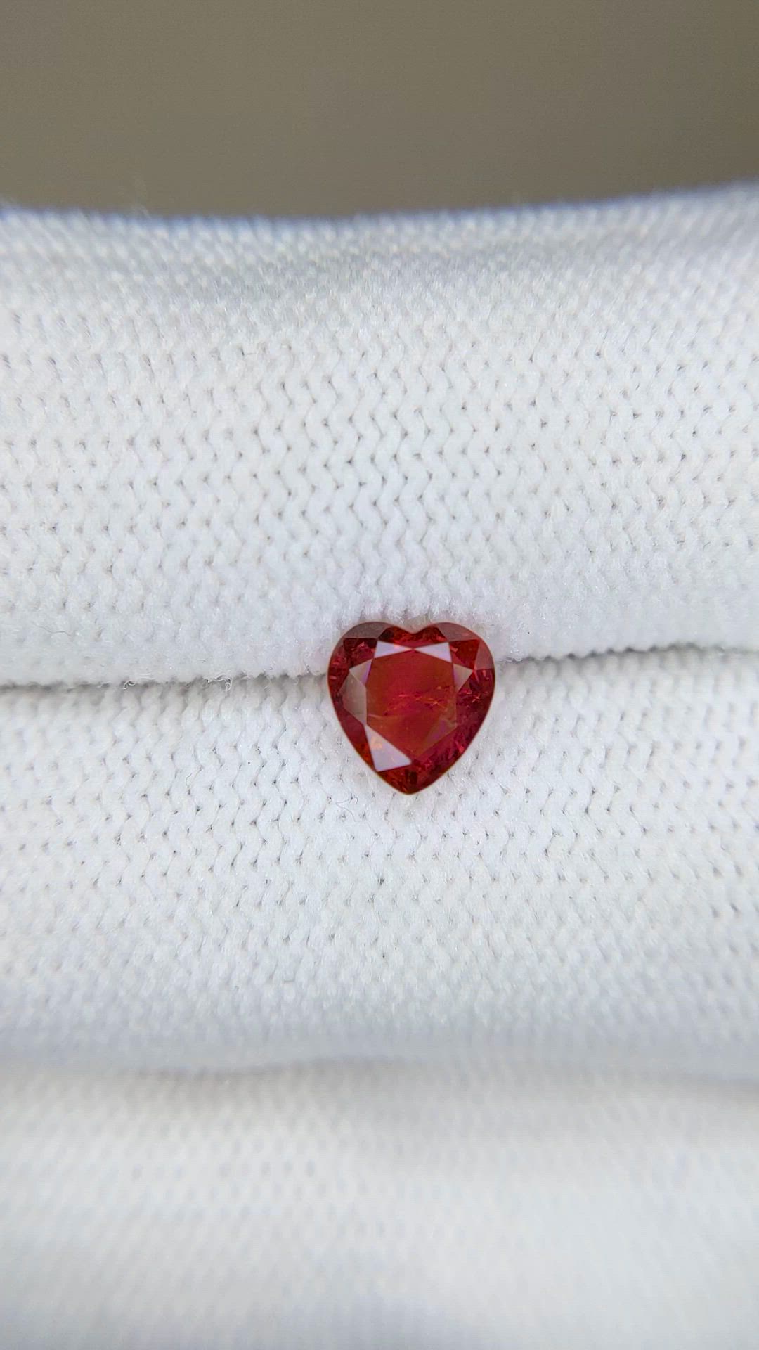 0.91 Ct. Ruby from Thailand Size Video