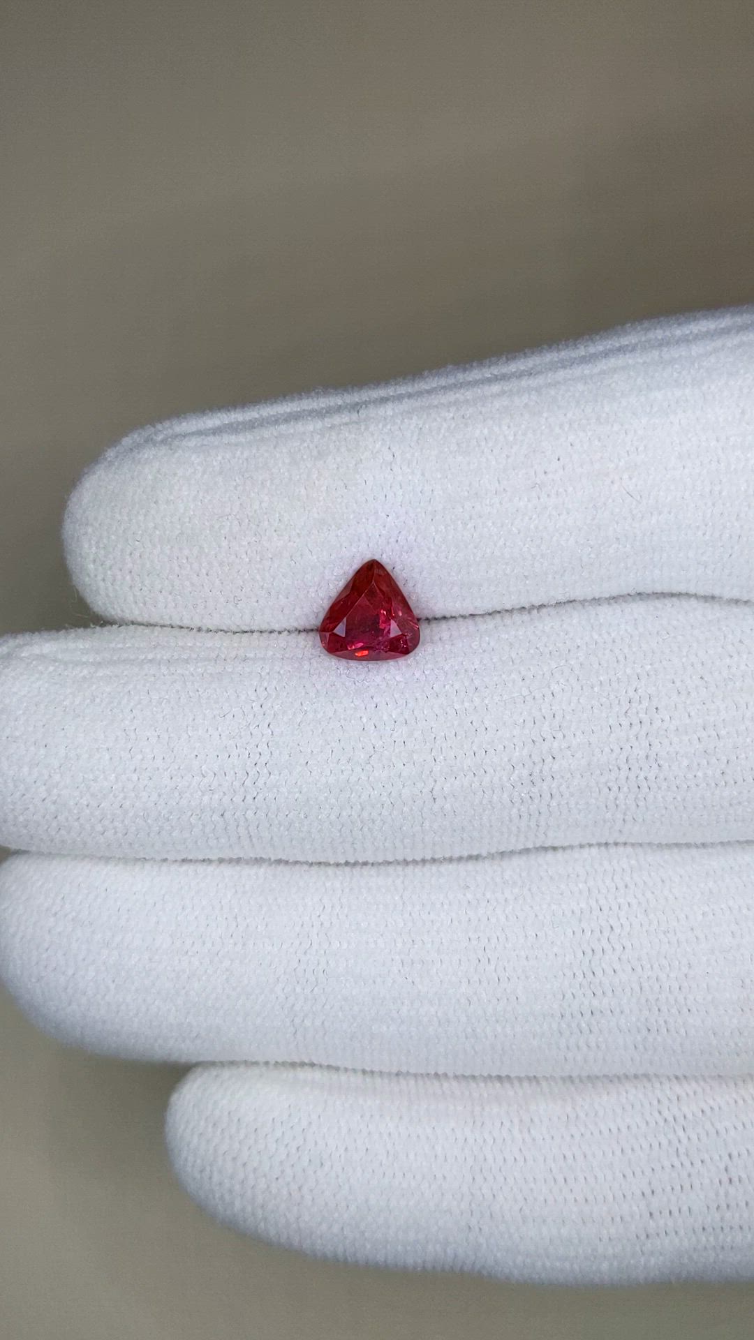 1.61 Ct. Ruby from Thailand Size Video