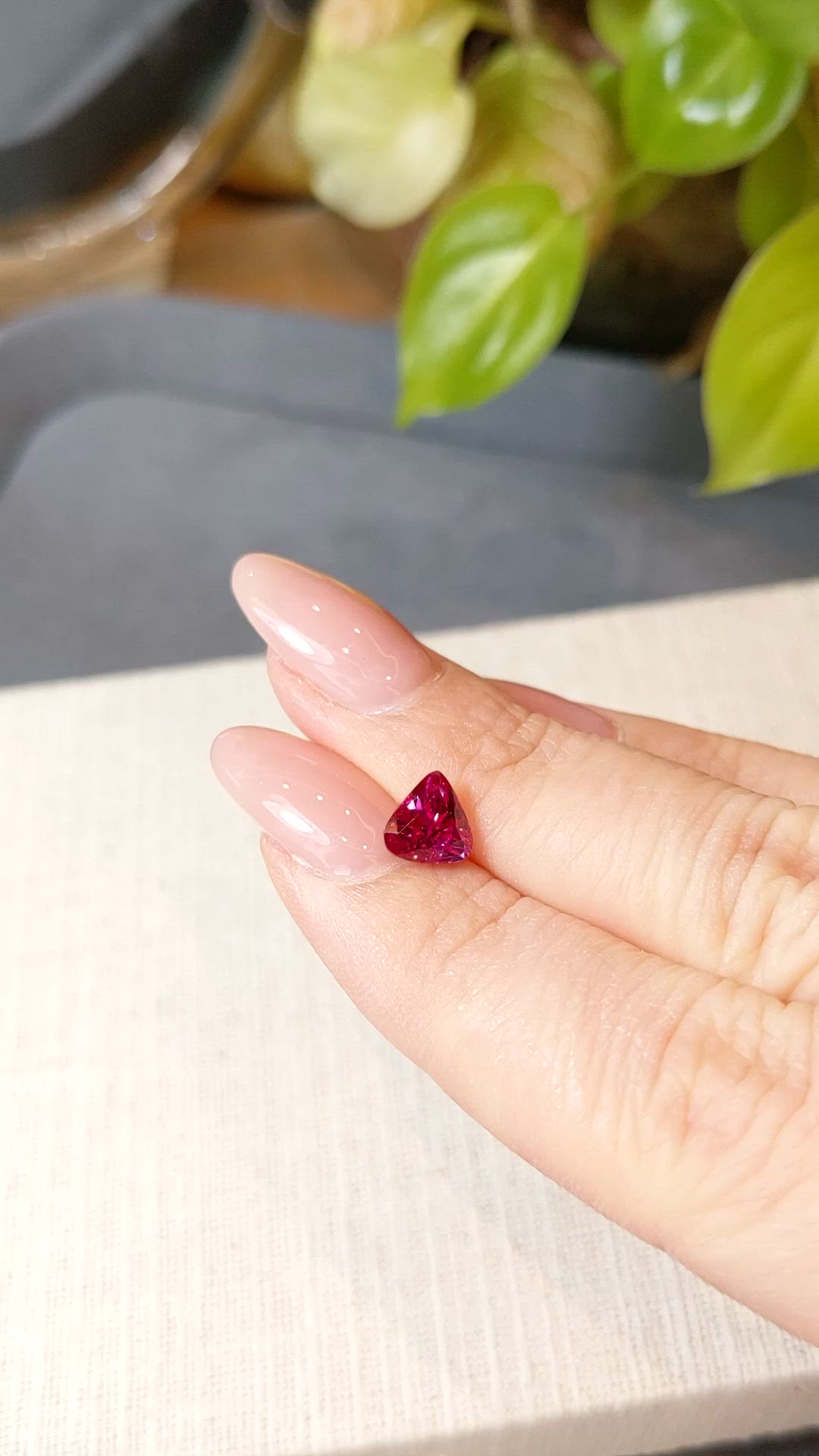 1.61 Ct. Ruby from Thailand Size Video