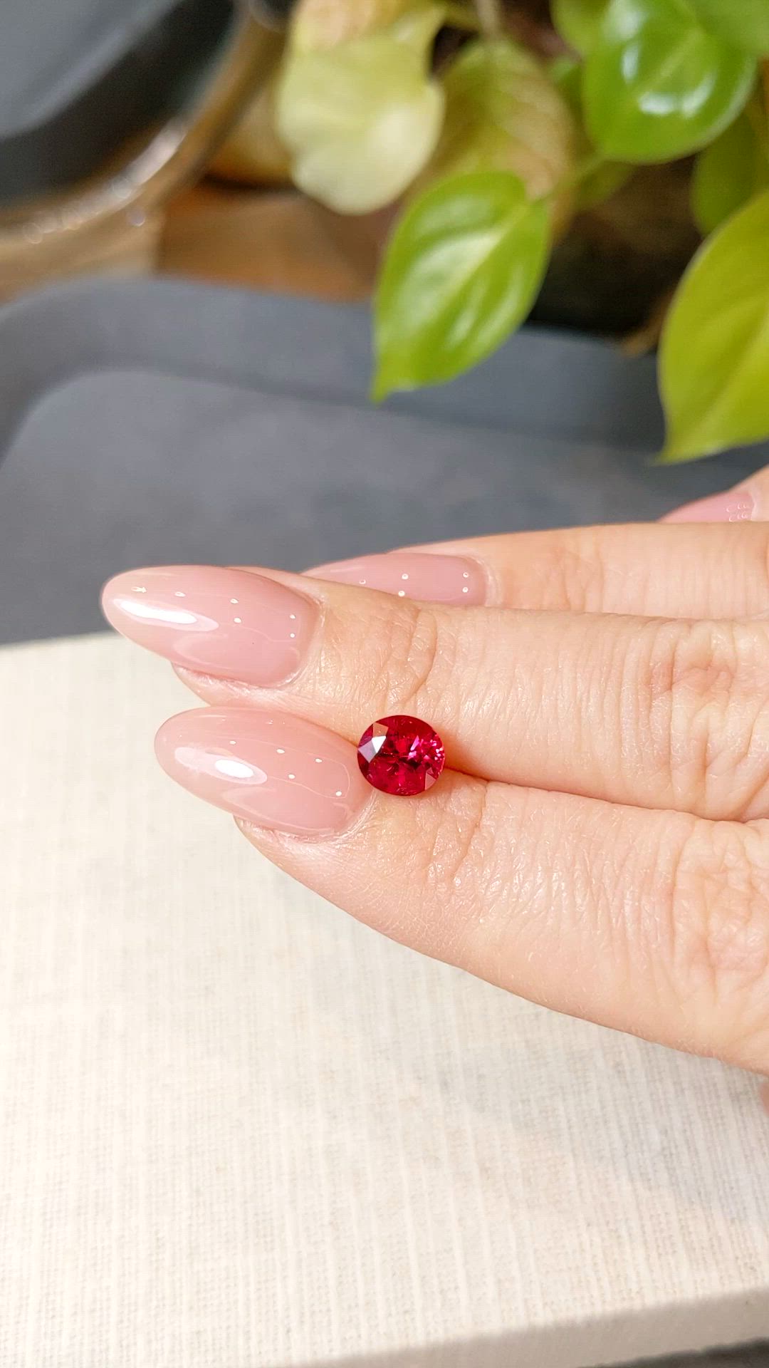 1.50 Ct. Ruby from Thailand Size Video