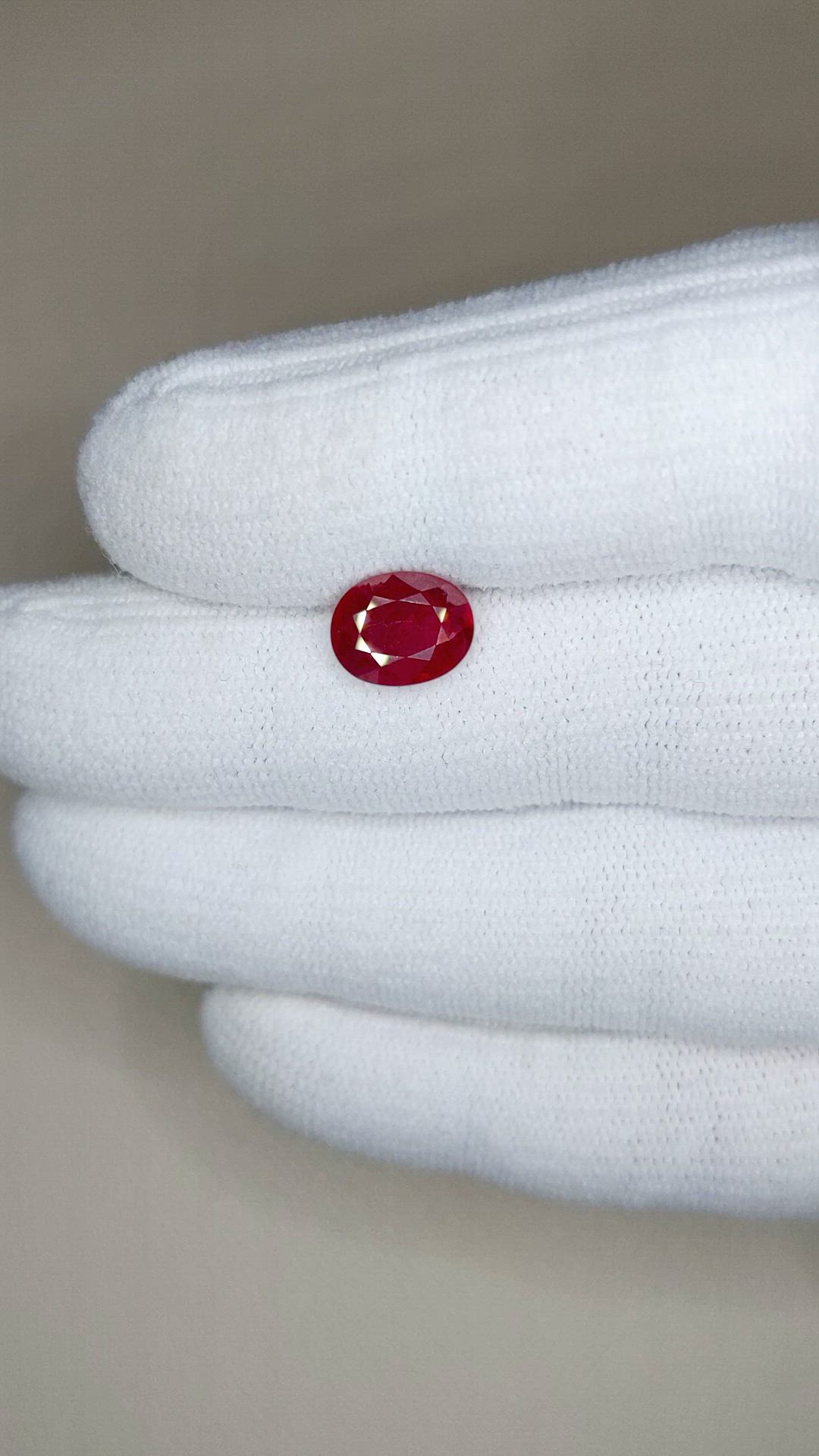 2.07 Ct. Ruby from Burma (Myanmar) Size Video