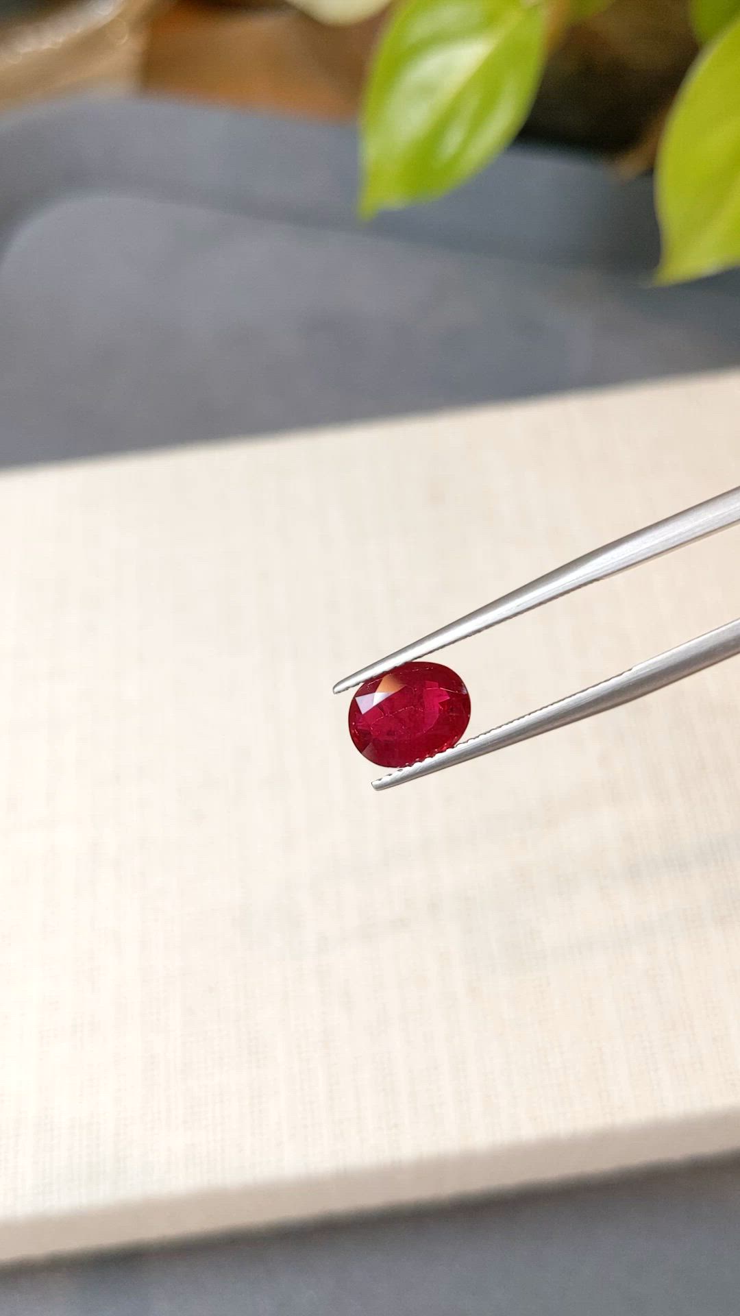 2.07 Ct. Ruby from Burma (Myanmar) Size Video