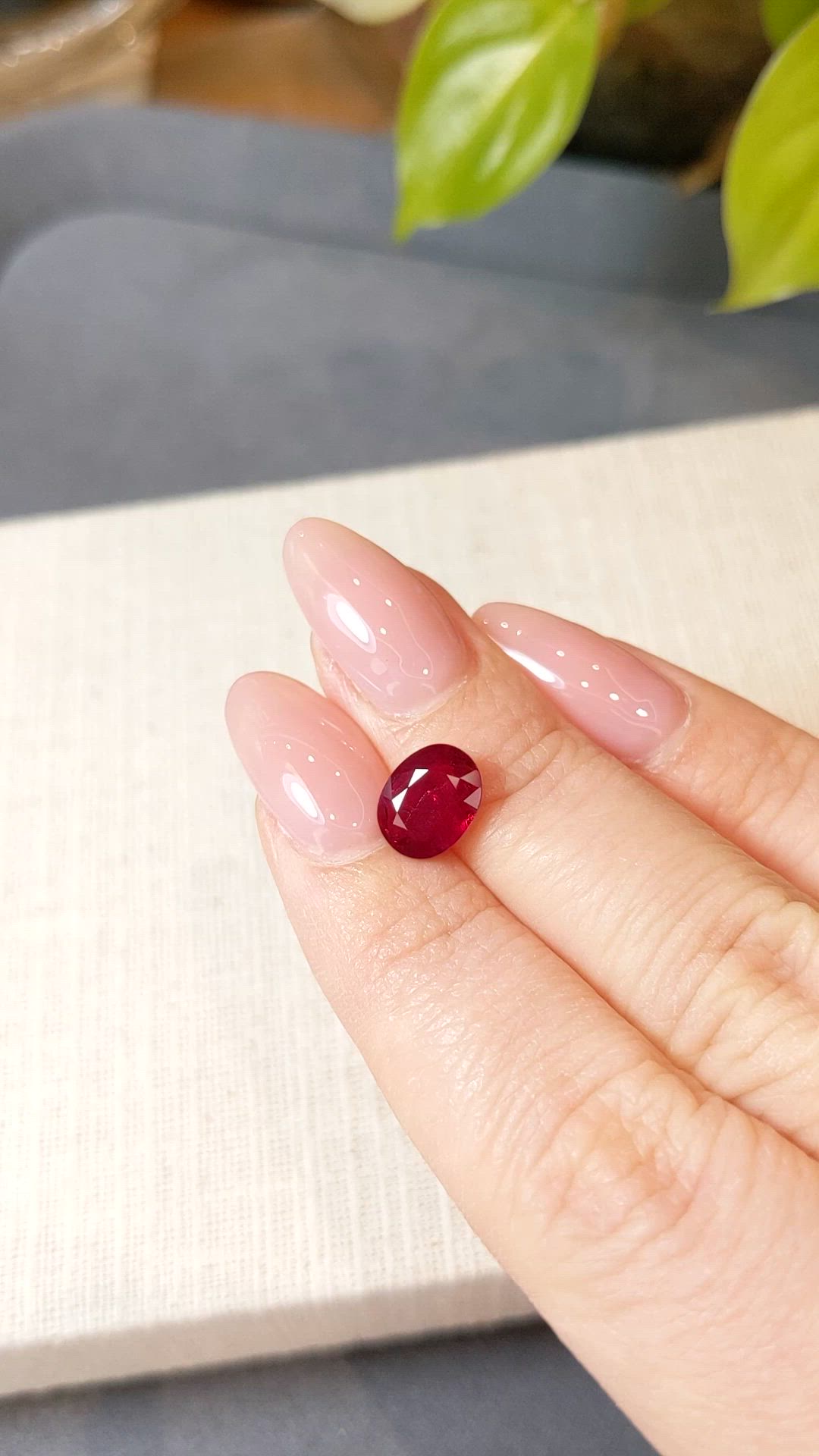 2.07 Ct. Ruby from Burma (Myanmar) Size Video