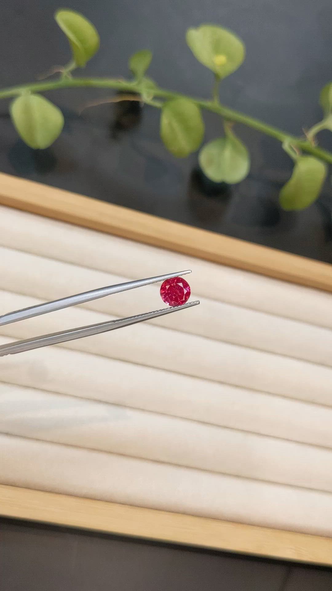 1.77 Ct. Ruby from Madagascar Size Video