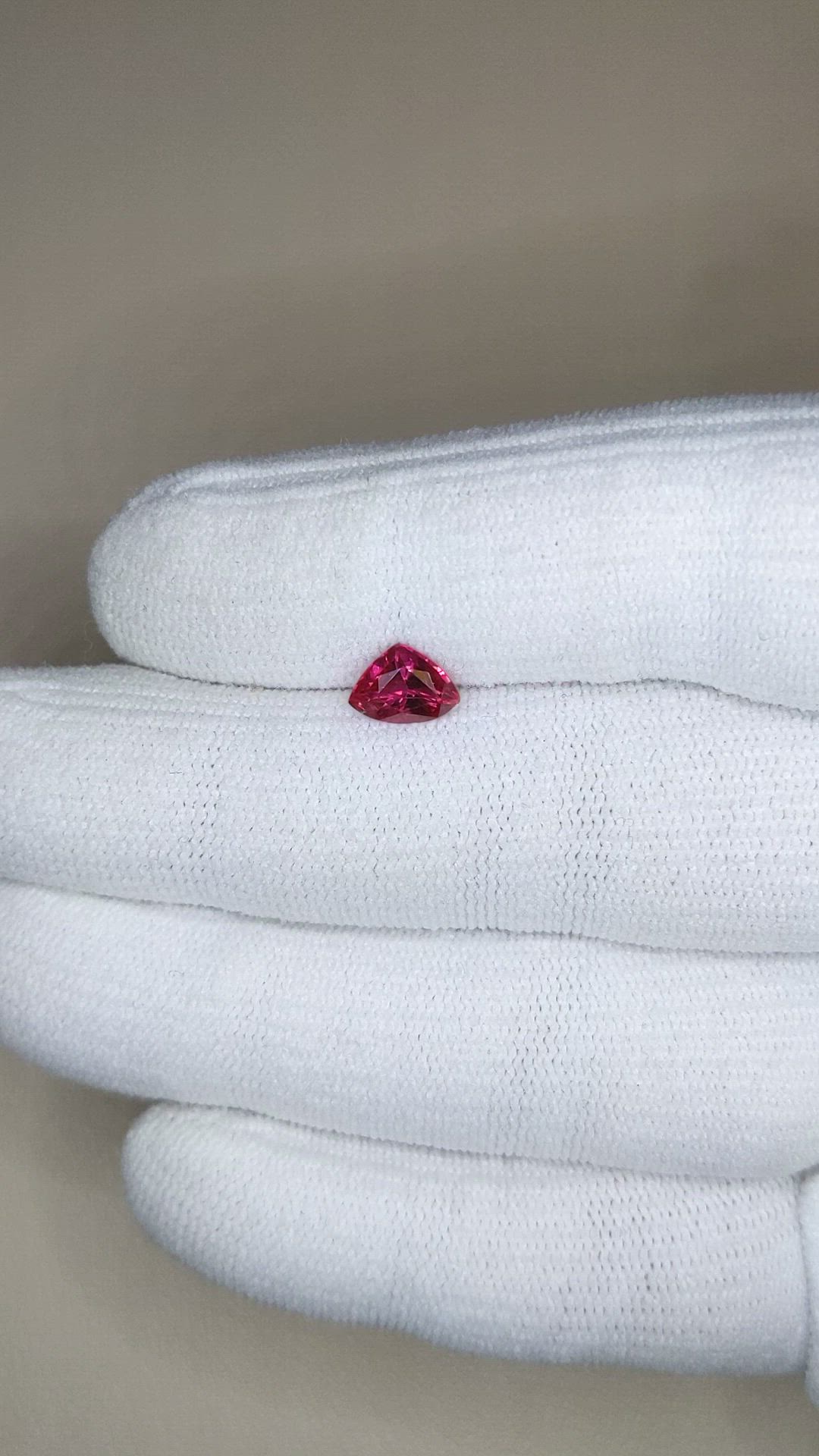 1.07 Ct. Purplish Red Ruby from Mozambique Size Video