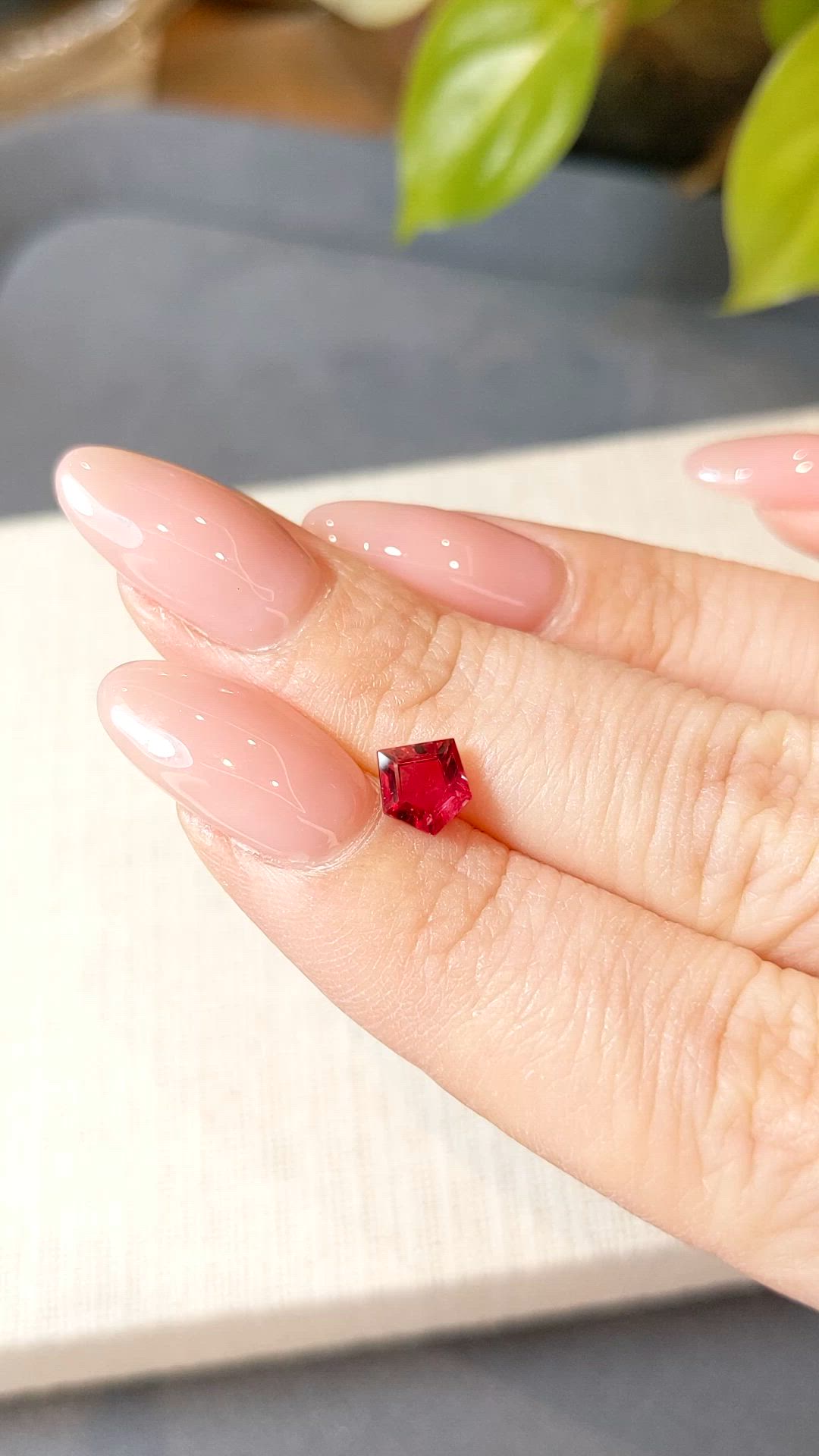 1.09 Ct. Ruby from Mozambique Size Video