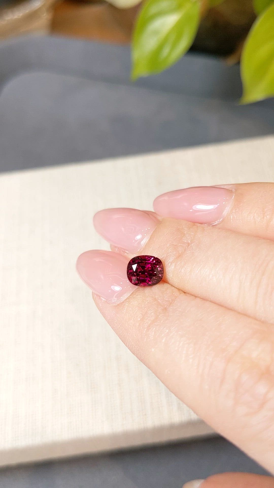 1.85 Ct. Pinkish Red Ruby from Mozambique Size Video