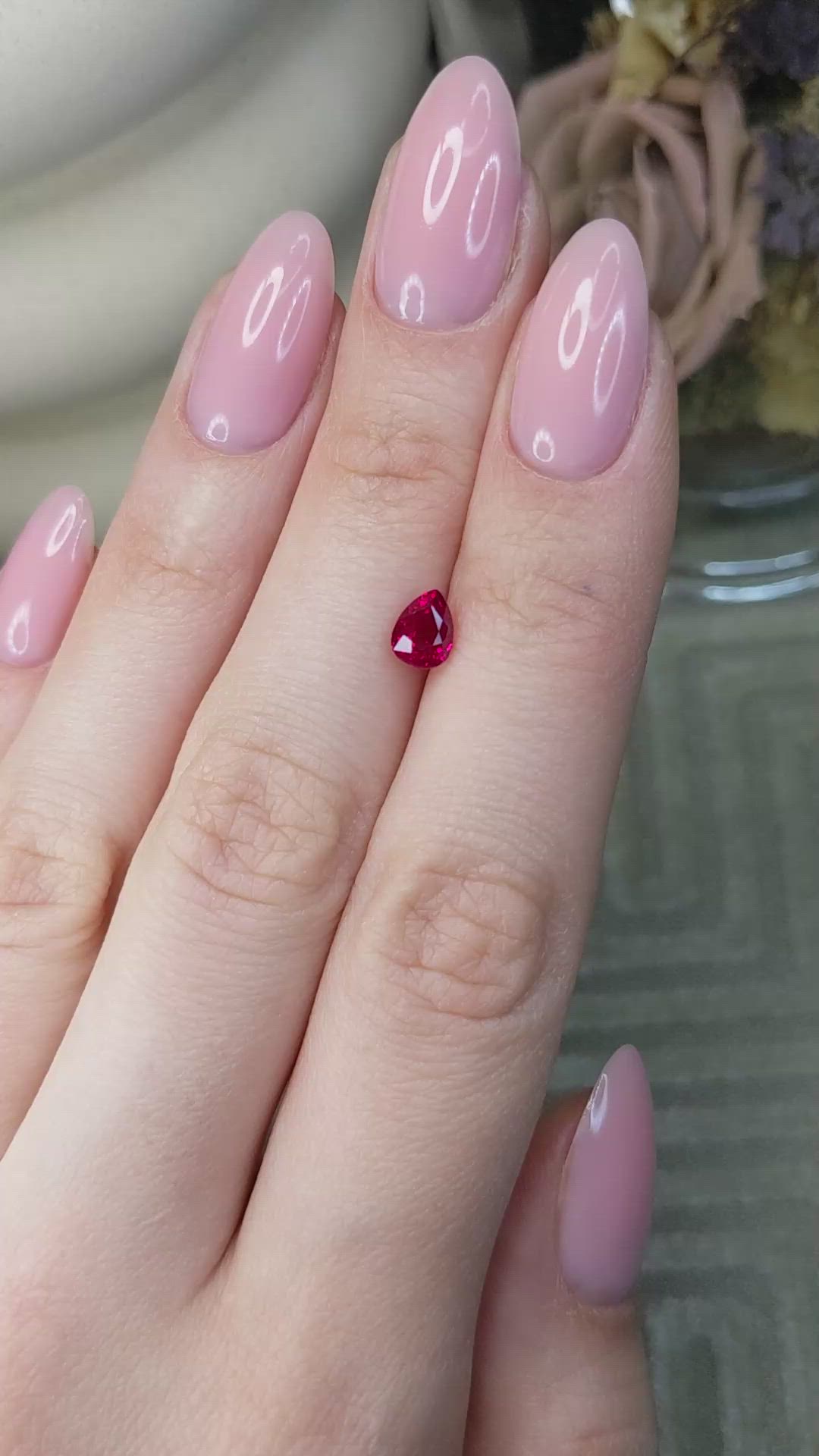 1.04 Ct. Ruby from Burma (Myanmar) Size Video