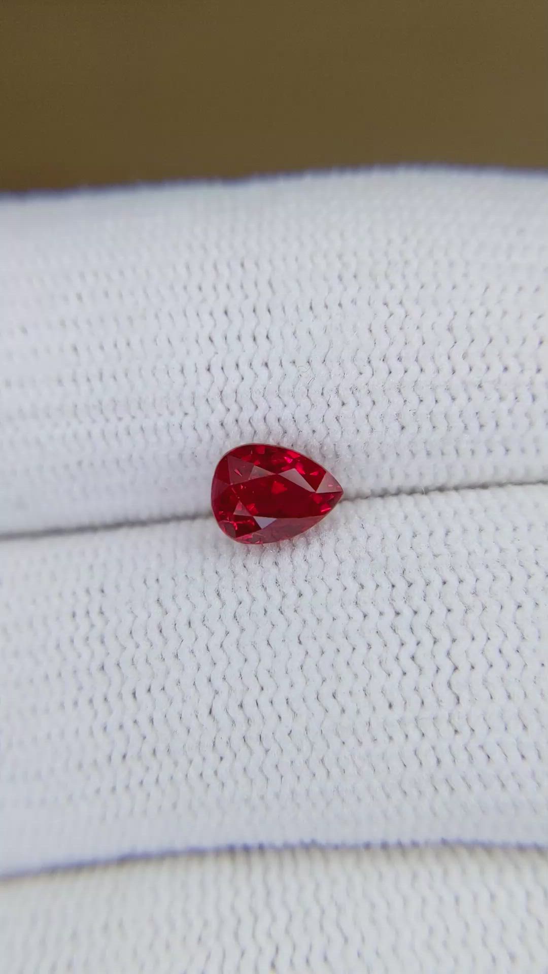 1.04 Ct. Ruby from Burma (Myanmar) Size Video