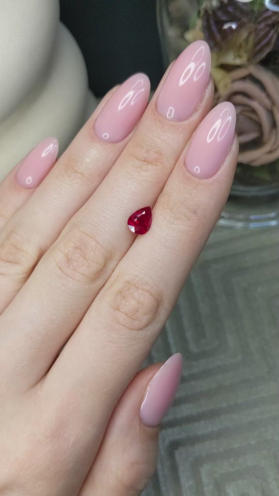 1.37 Ct. Ruby from Burma (Myanmar) Size Video