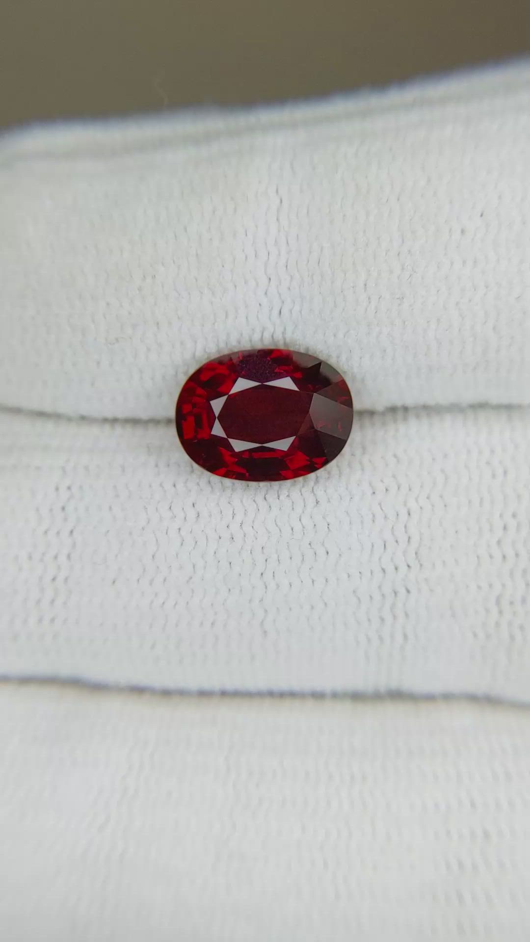3.44 Ct. Ruby from Mozambique Size Video