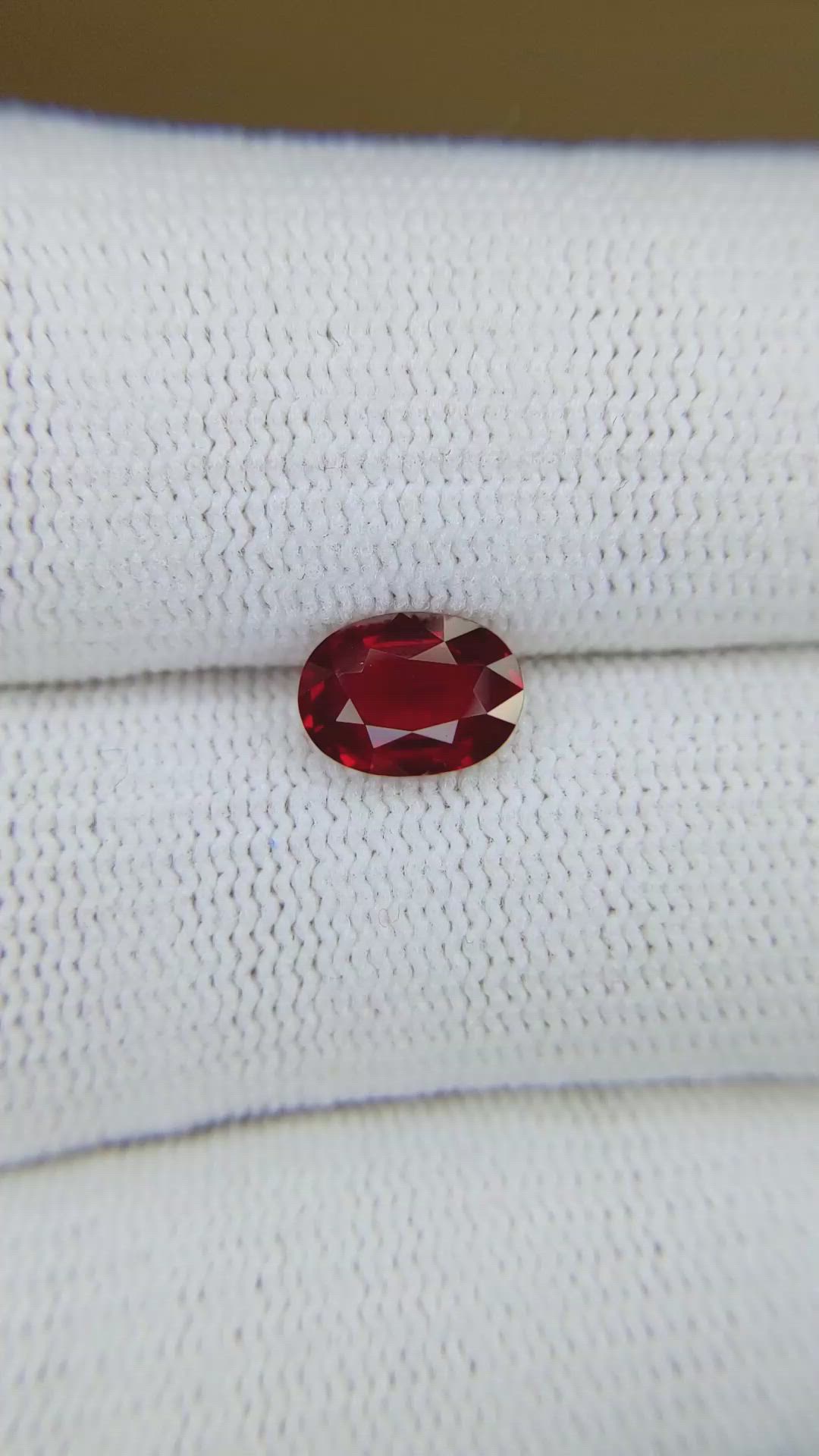 1.51 Ct. Ruby from Mozambique Size Video
