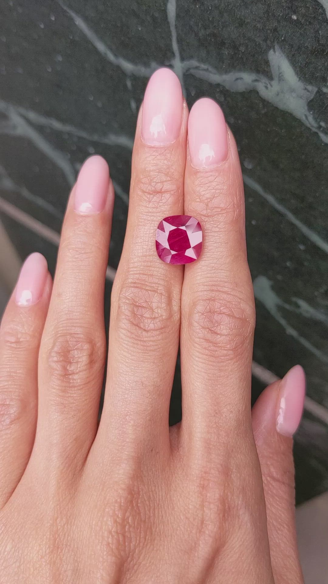 6.14 Ct. Ruby from Mozambique Size Video