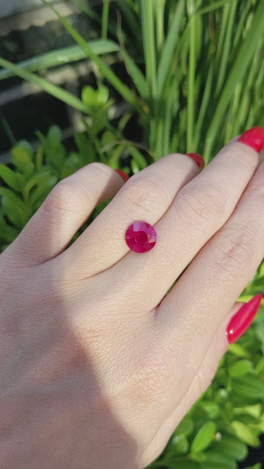 3.11 Ct. Ruby from Burma (Myanmar) Size Video