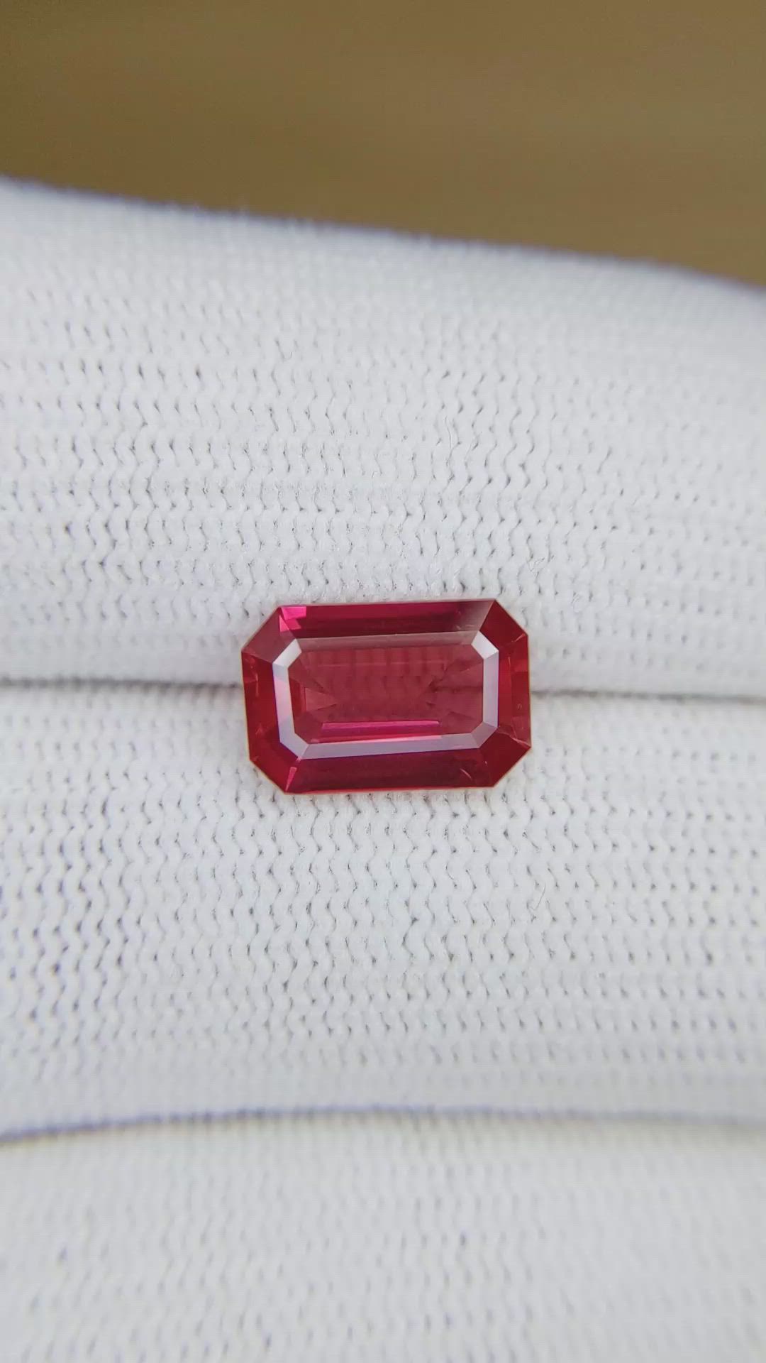 3.26 Ct. Ruby from Mozambique Size Video