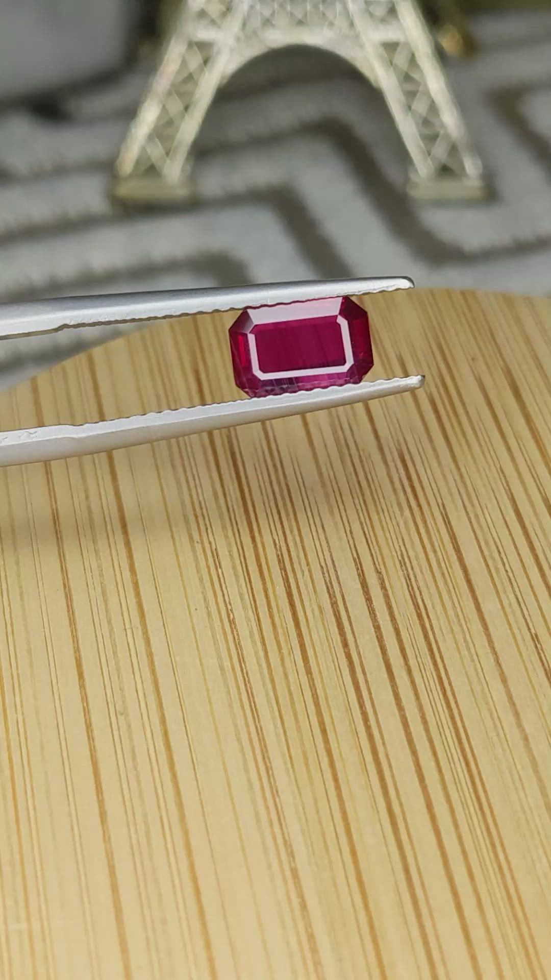 1.12 Ct. Ruby from Mozambique Size Video