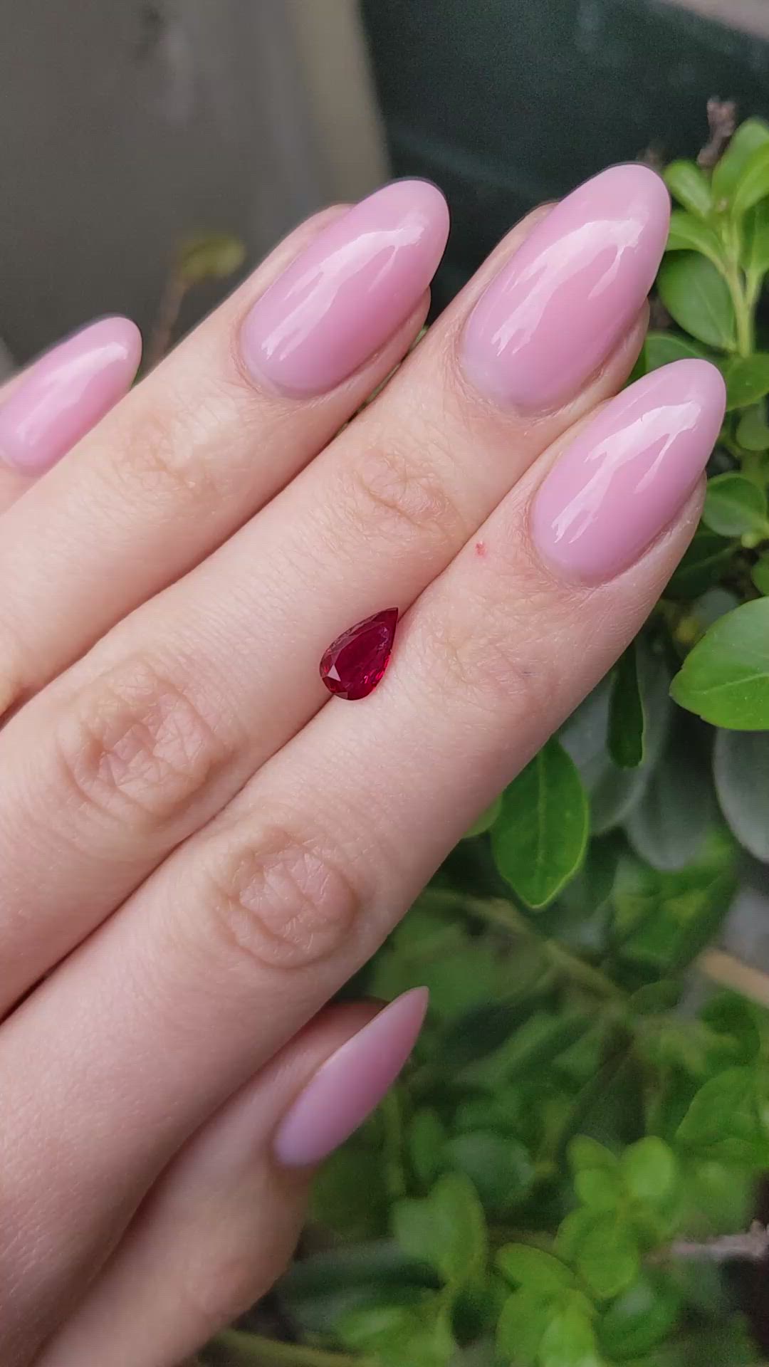 1.13 Ct. Ruby from Mozambique Size Video