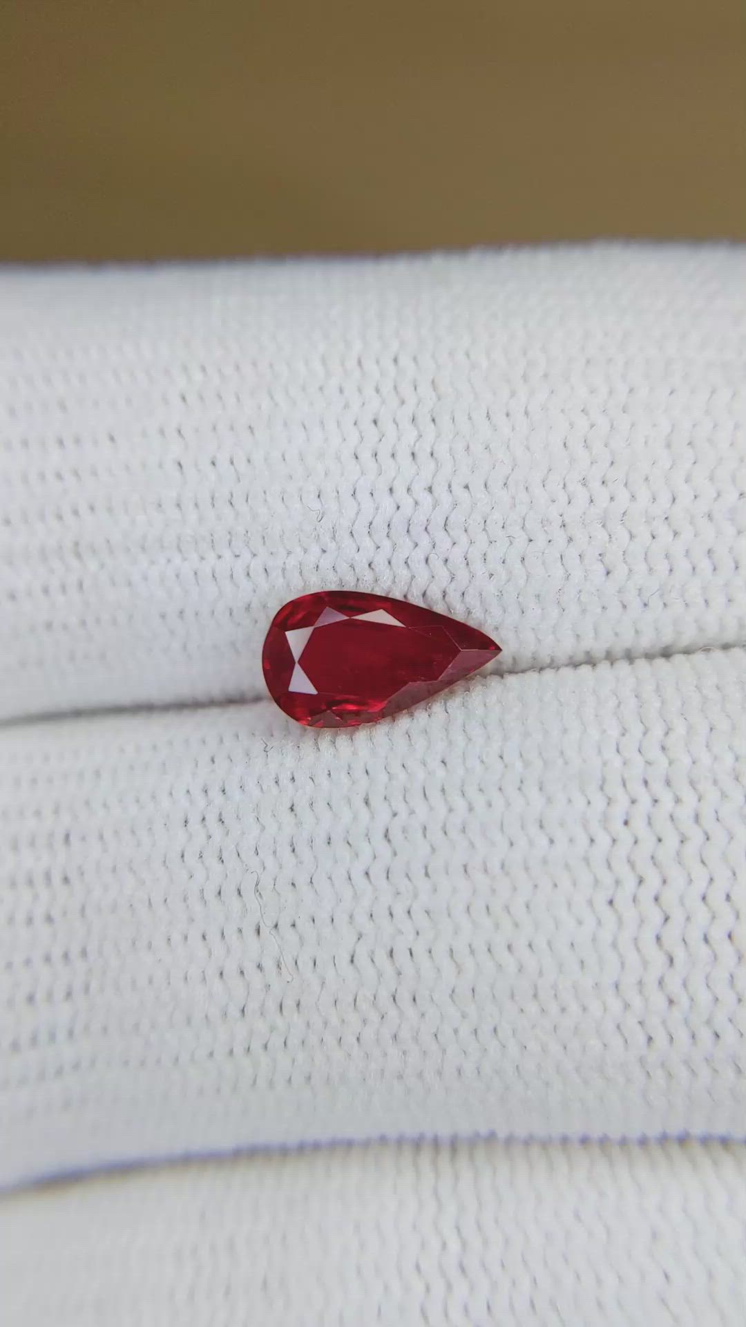 1.13 Ct. Ruby from Mozambique Size Video