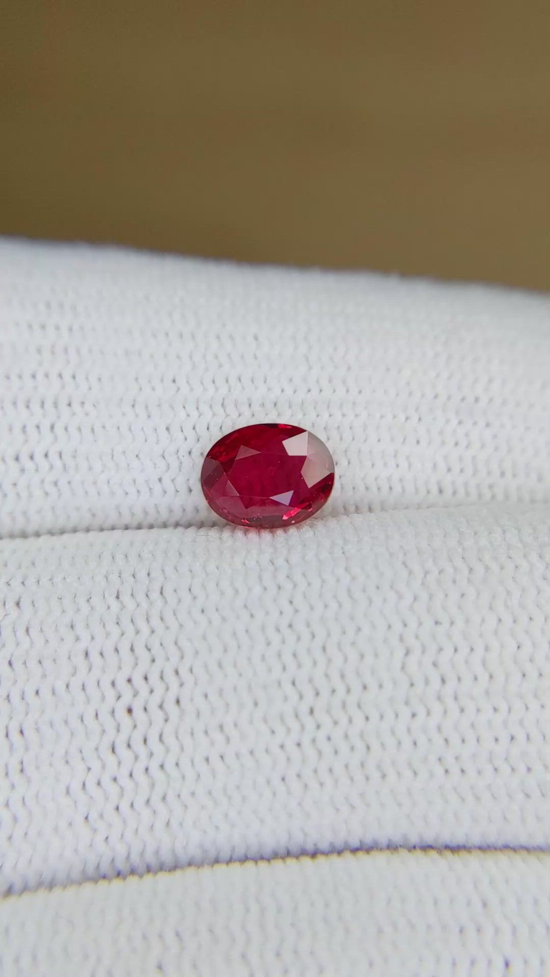1.18 Ct. Ruby from Mozambique Size Video