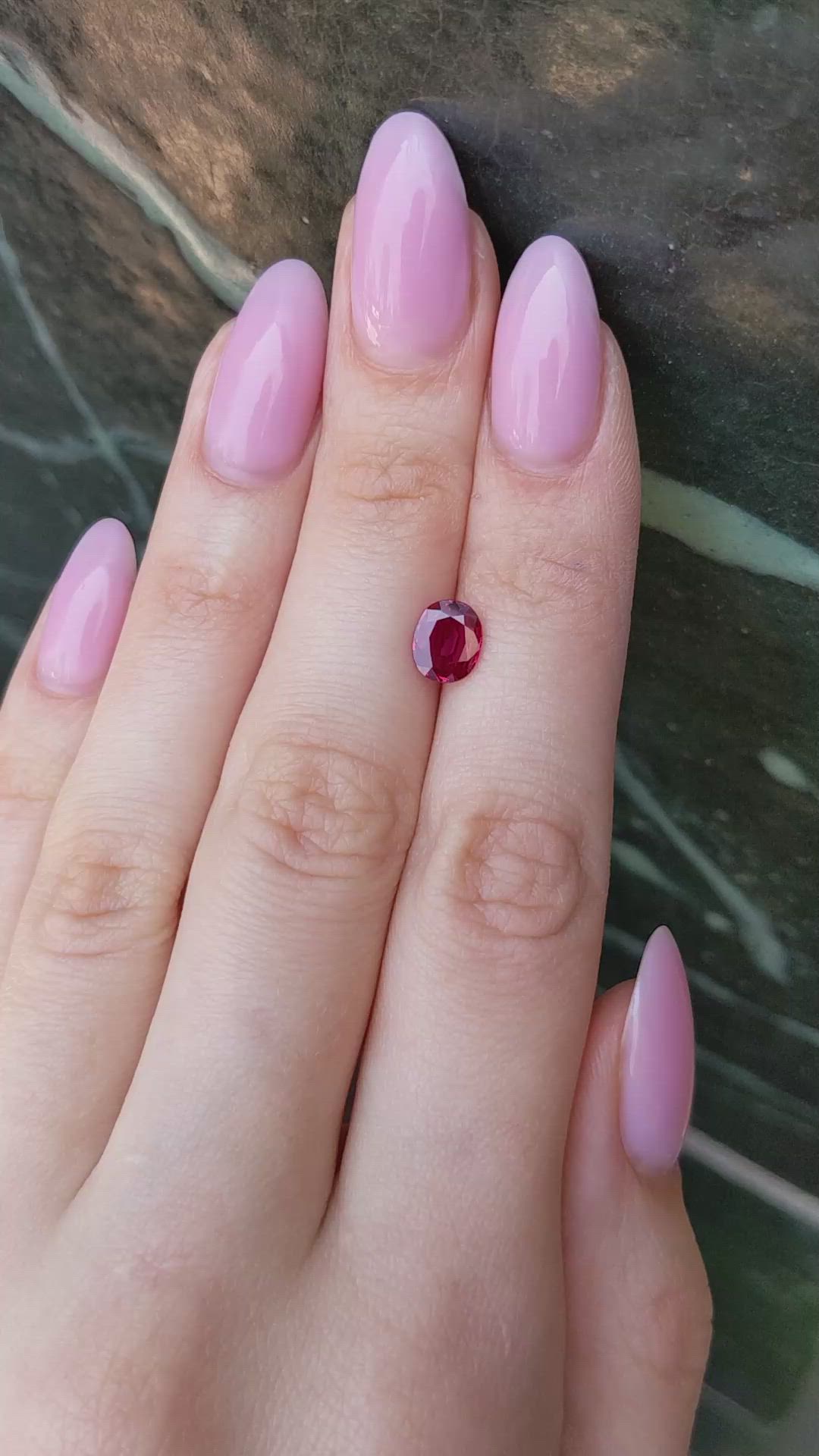 1.18 Ct. Ruby from Burma (Myanmar) Size Video