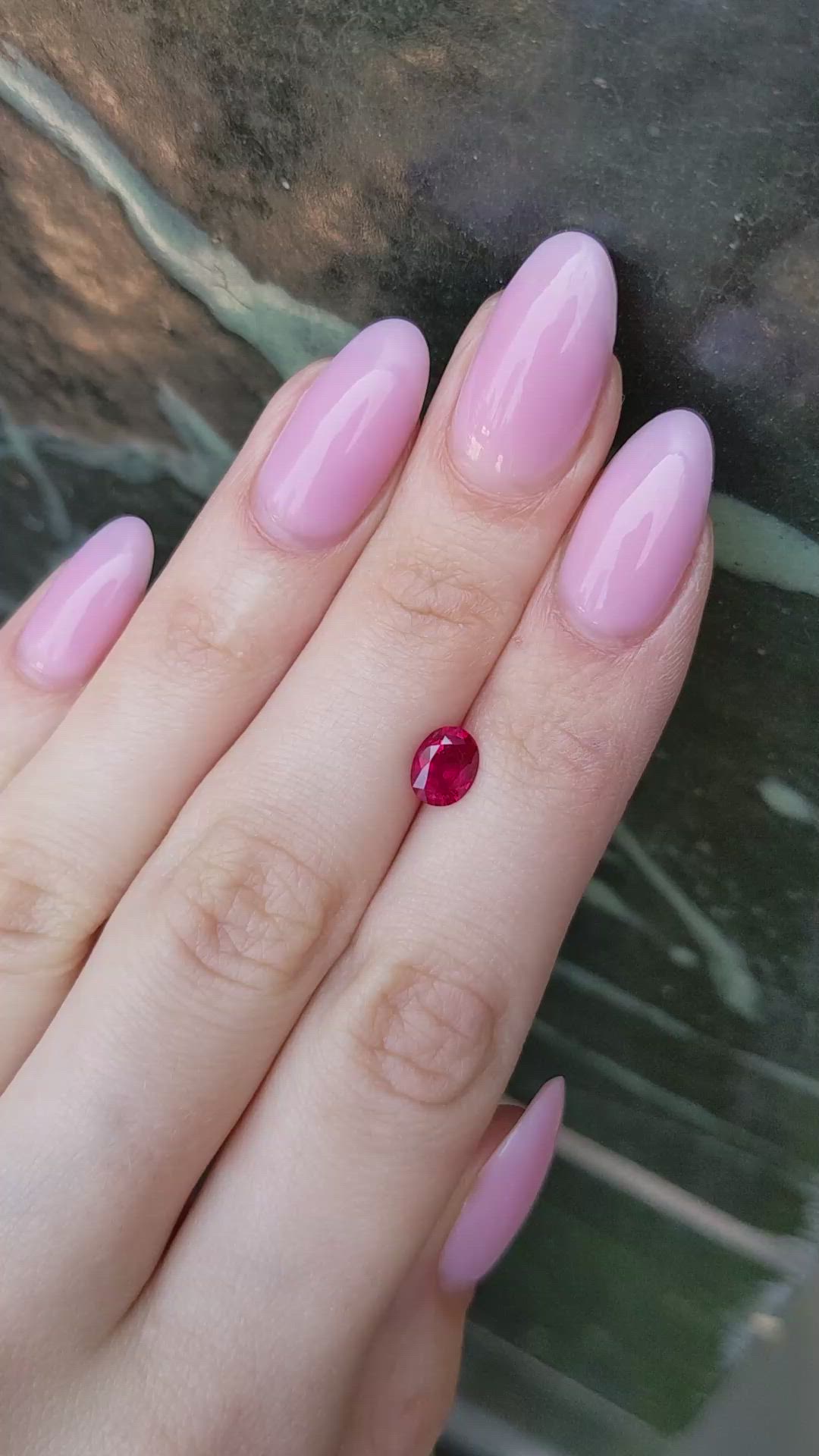 1.03 Ct. Ruby from Burma (Myanmar) Size Video