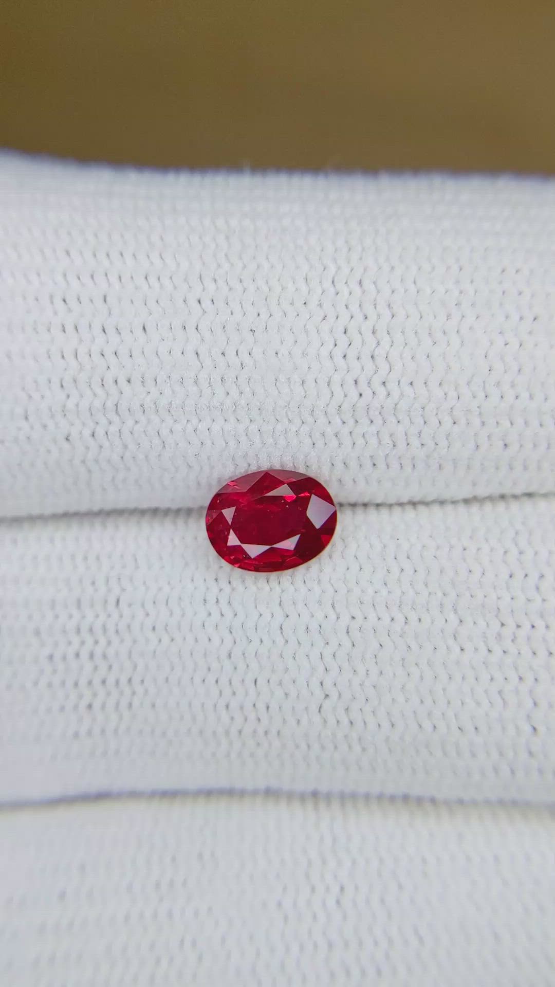 1.03 Ct. Ruby from Burma (Myanmar) Size Video