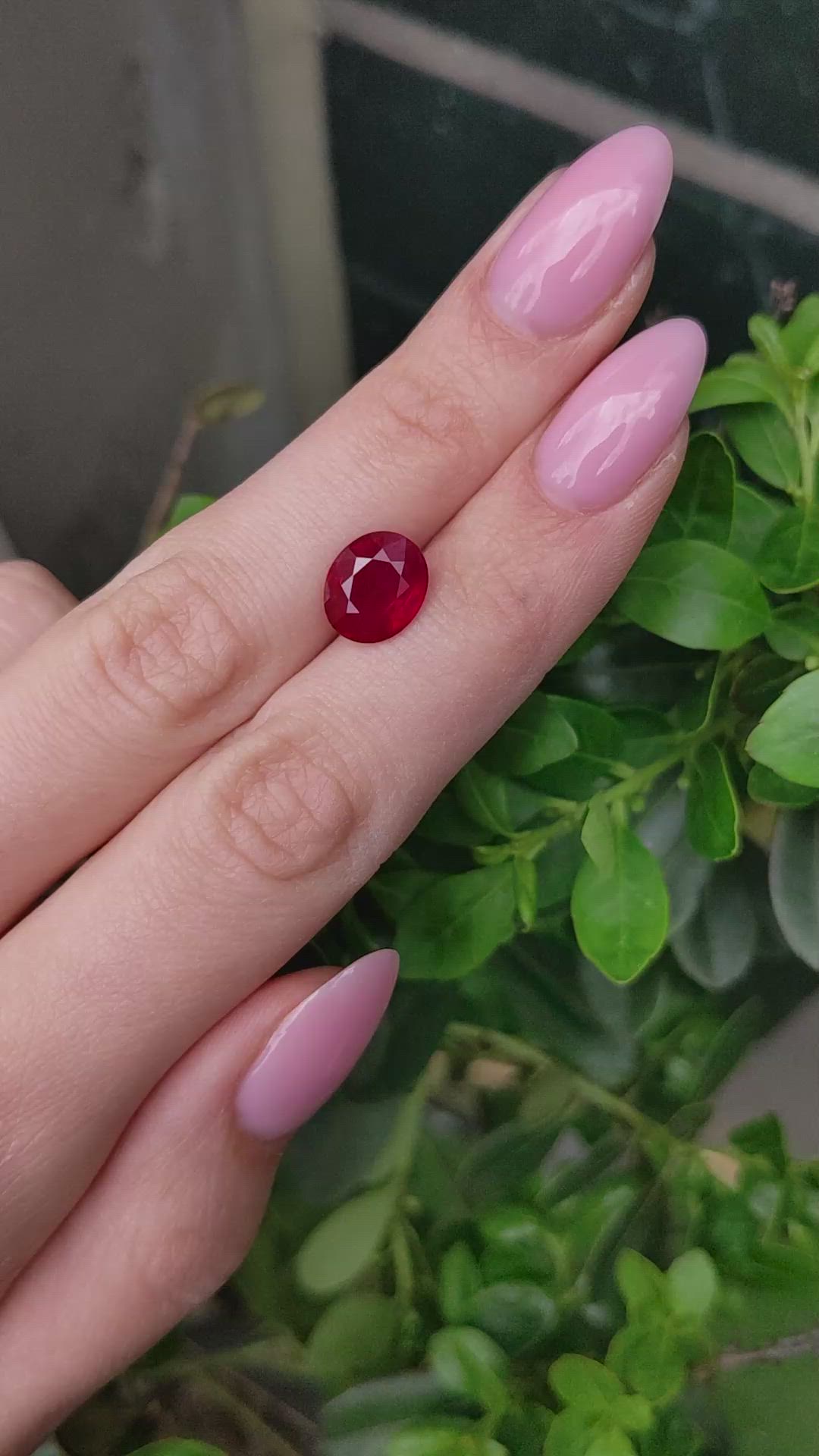 4.03 Ct. Ruby from Burma (Myanmar) Size Video