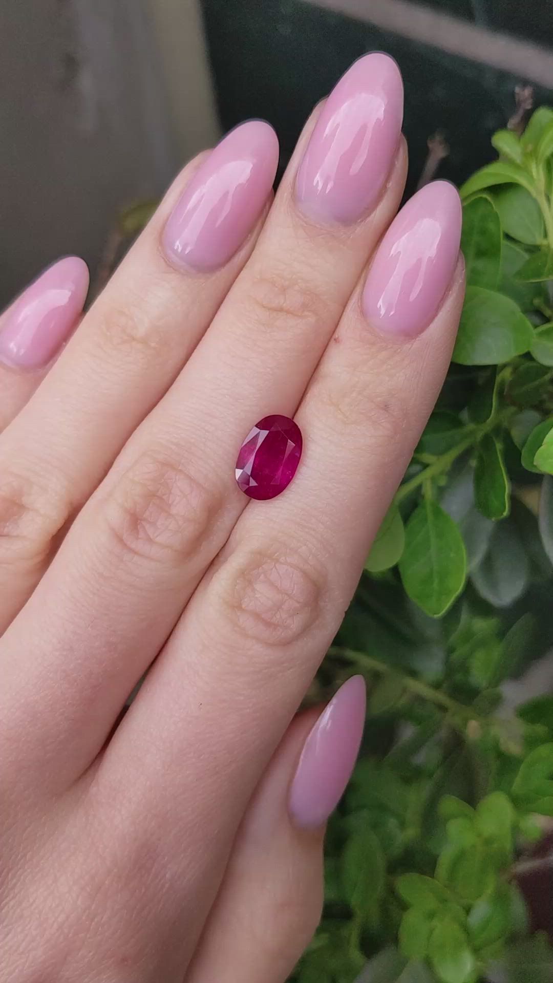 3.40 Ct. Ruby from Burma (Myanmar) Size Video