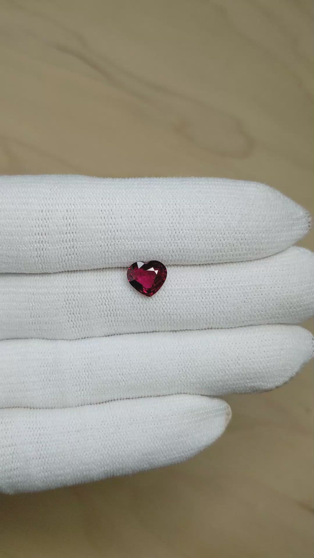2.09 Ct. Ruby from Burma (Myanmar) Size Video