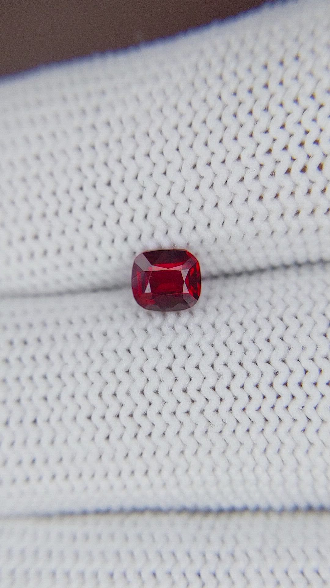 0.54 Ct. Ruby from Madagascar Size Video