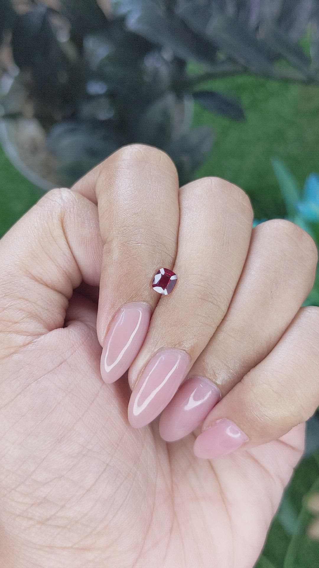0.54 Ct. Ruby from Madagascar Size Video
