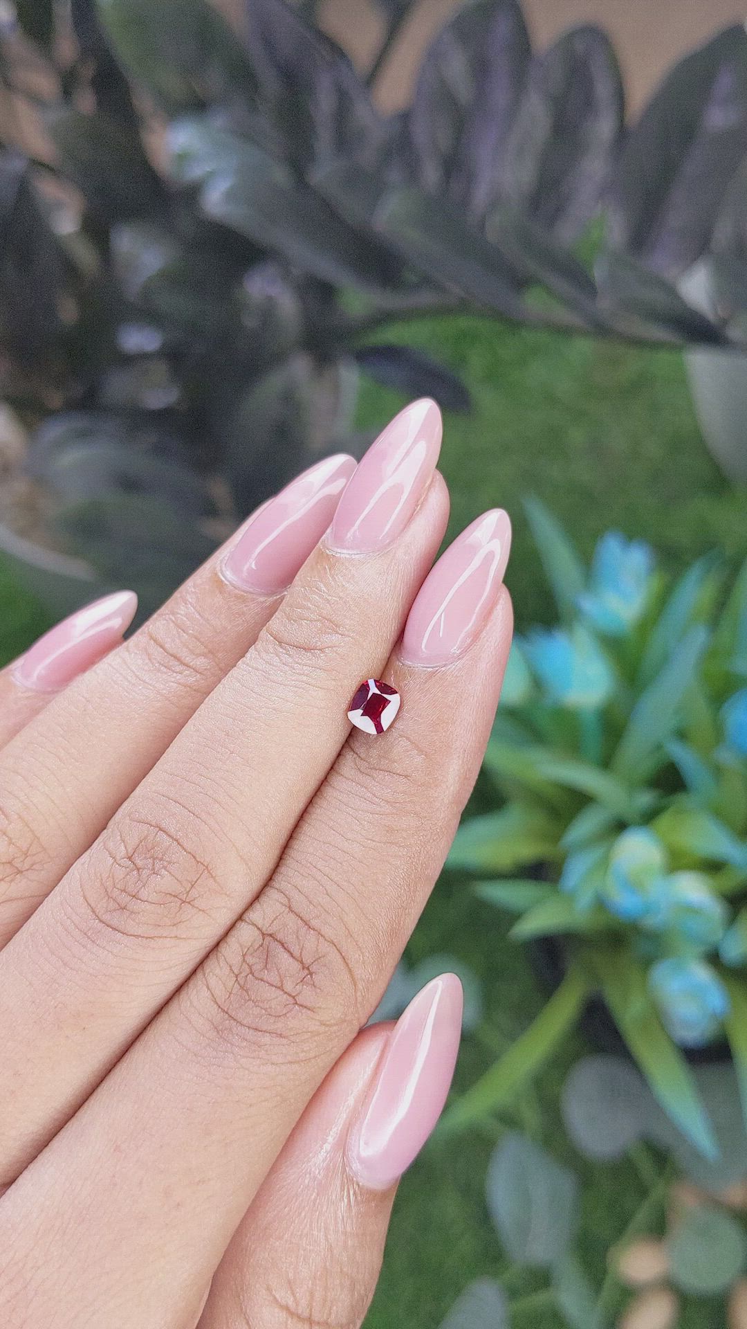 0.54 Ct. Ruby from Madagascar Size Video