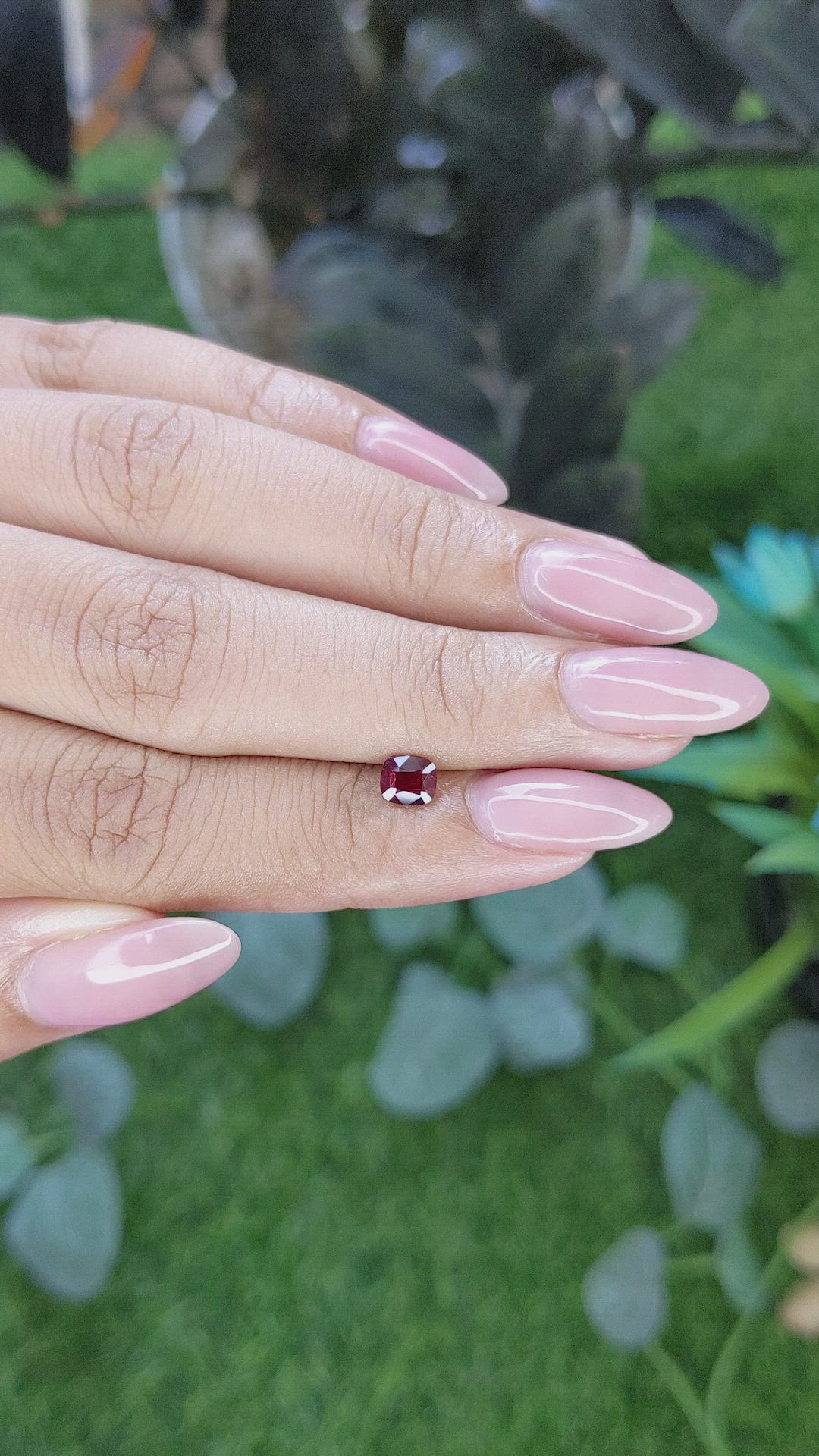 0.54 Ct. Ruby from Madagascar Size Video