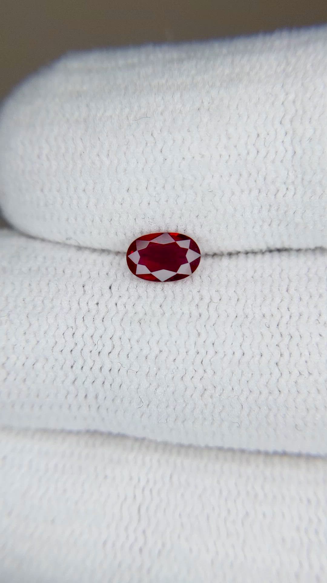 0.43 Ct. Ruby from Mozambique Size Video